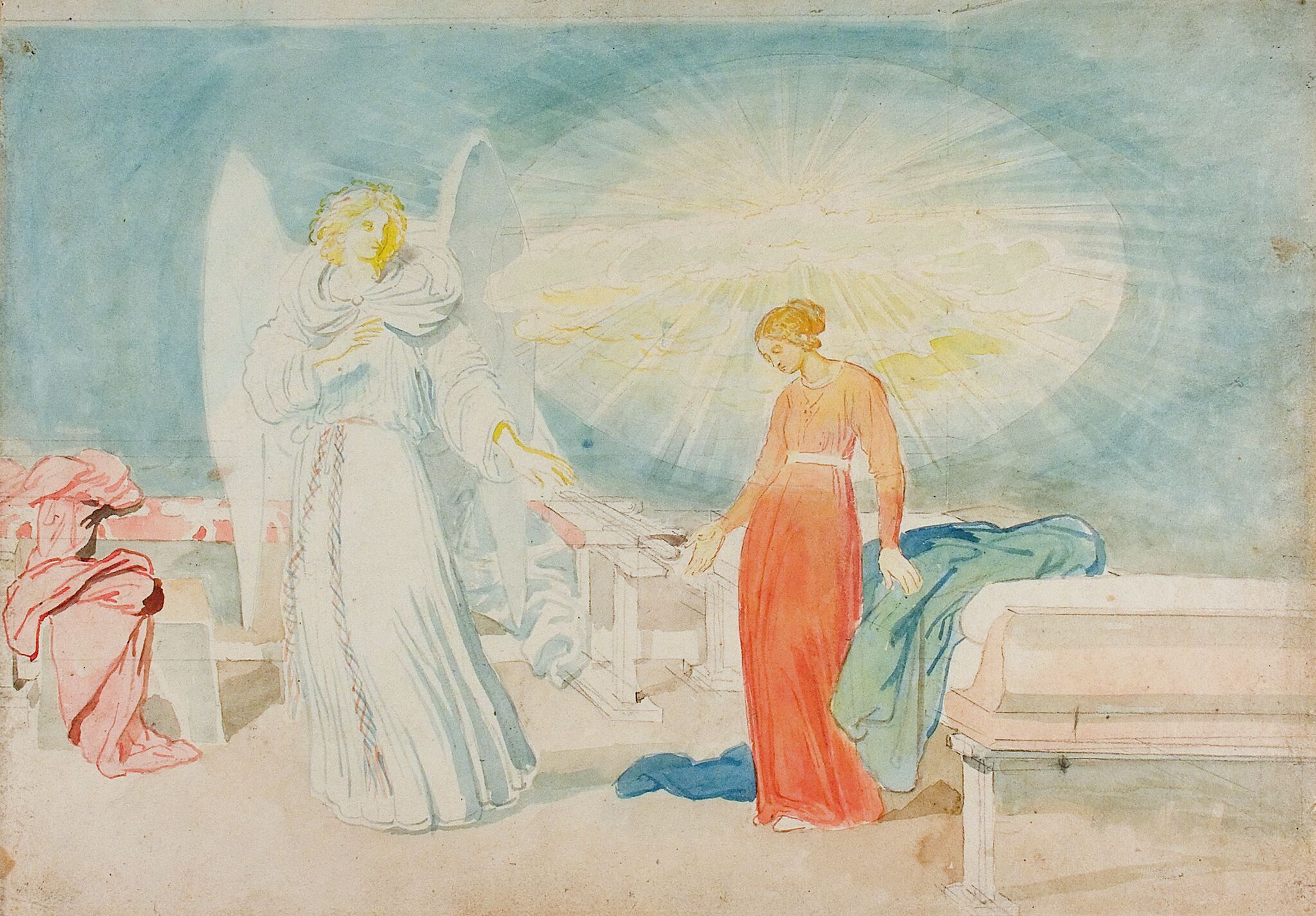 Благовещение, Alexander Ivanov, late 1840s – 1858