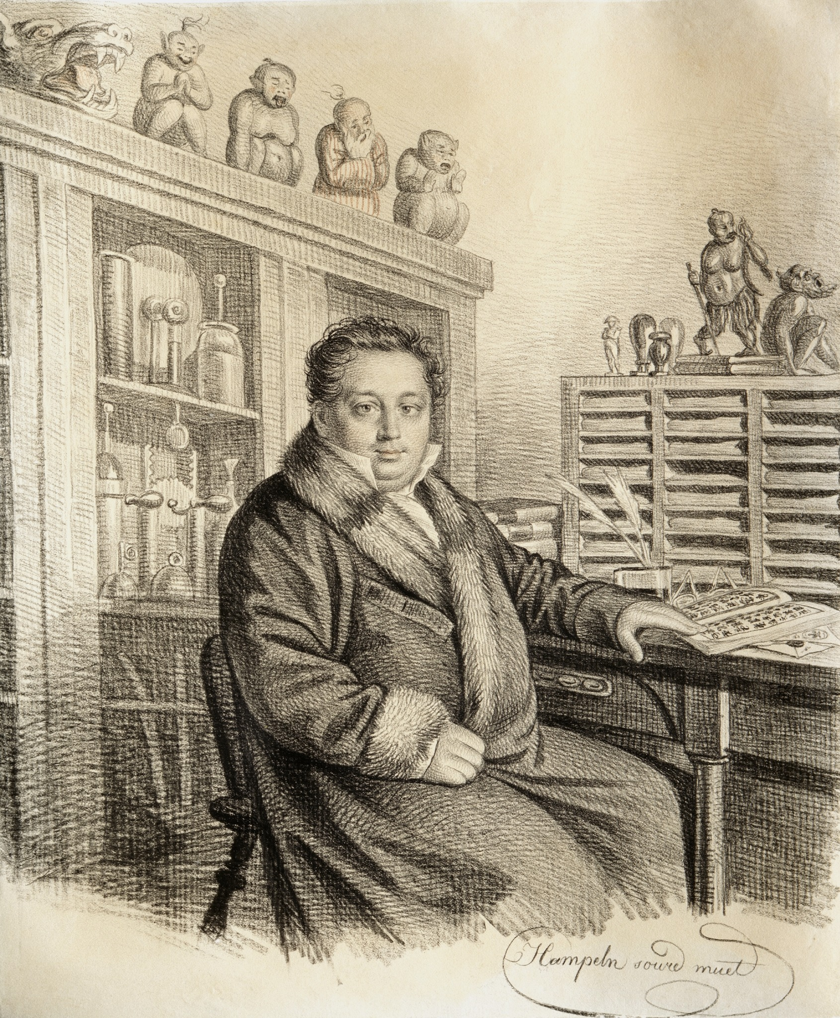 Портрет барона П.Л. Шиллинга фон Канштадта, Karl Hampeln, 1822