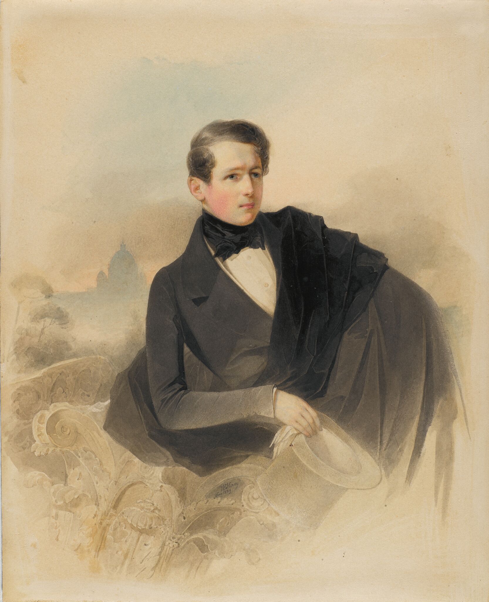 Портрет светлейшего князя Б.Д. Голицына, Woldemar Hau, 1839