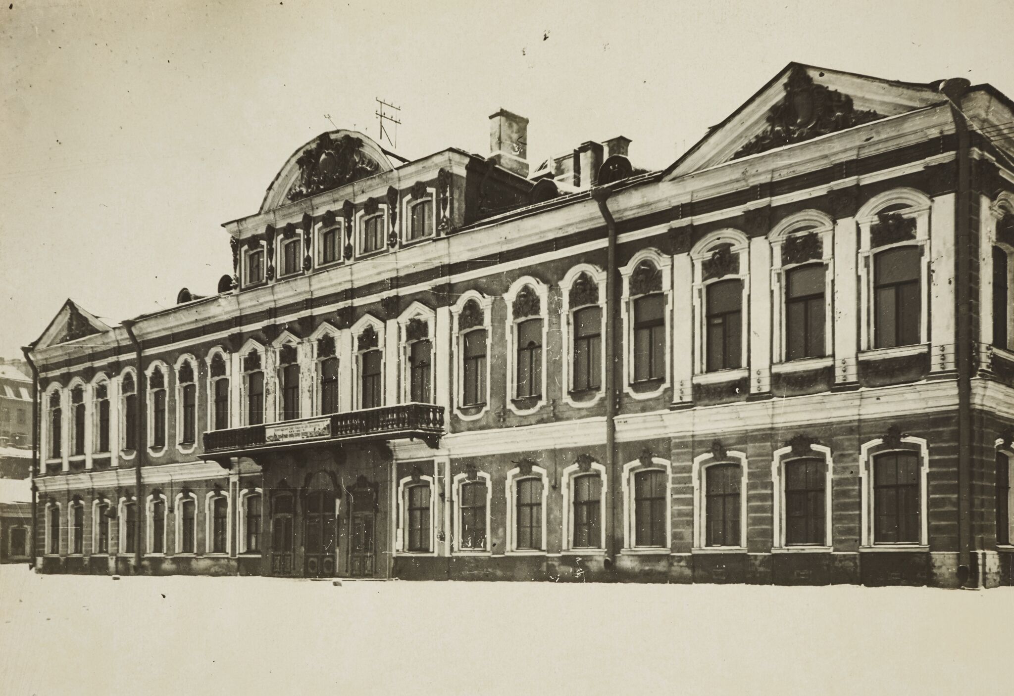 Дворец Шереметевых. Вид с Фонтанки. Ленинград, Leonid Andreevsky, 1934