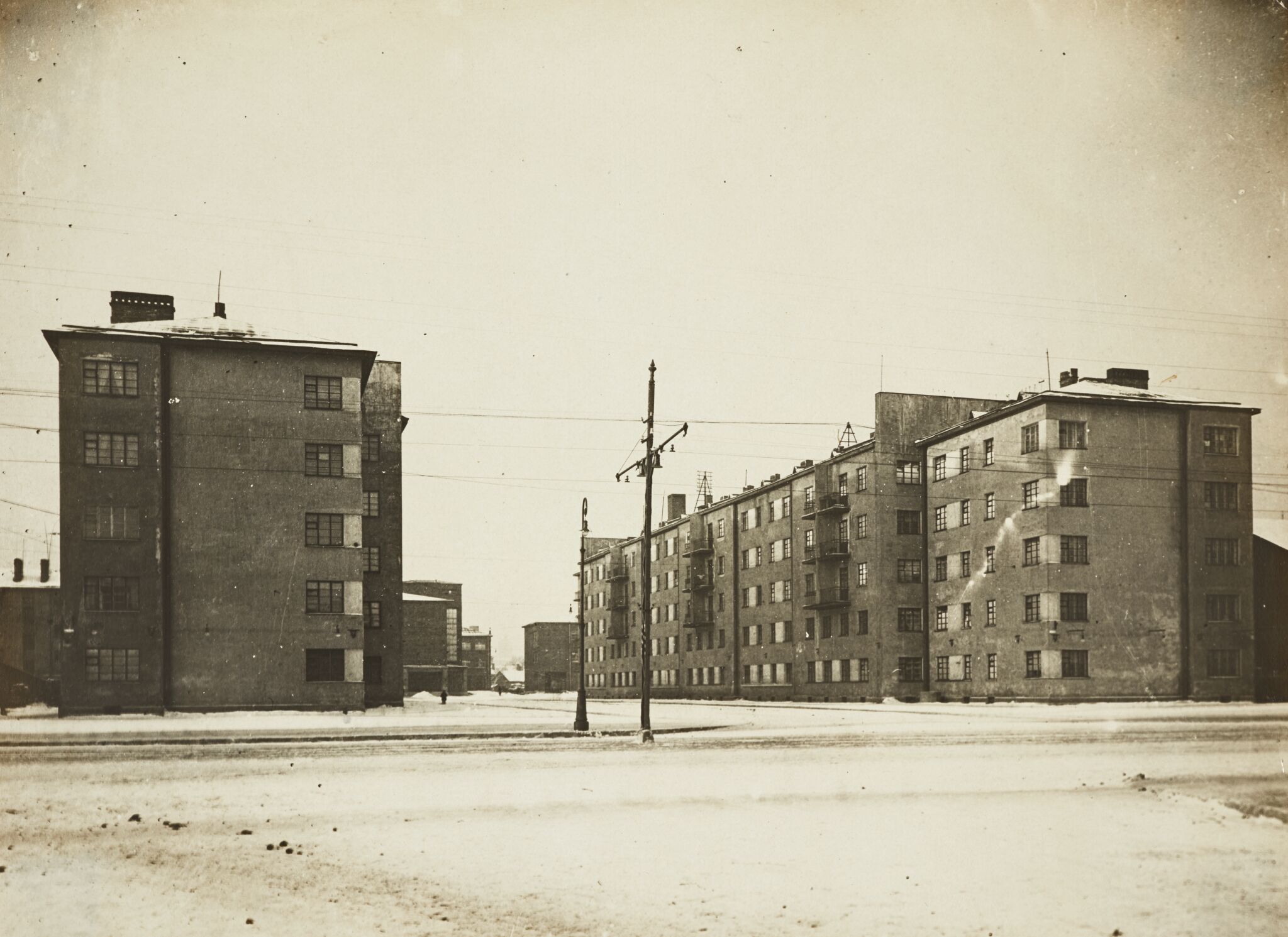 Жилые дома №11 и № 13 на проспекте Стачек. Ленинград, Leonid Andreevsky, 1934