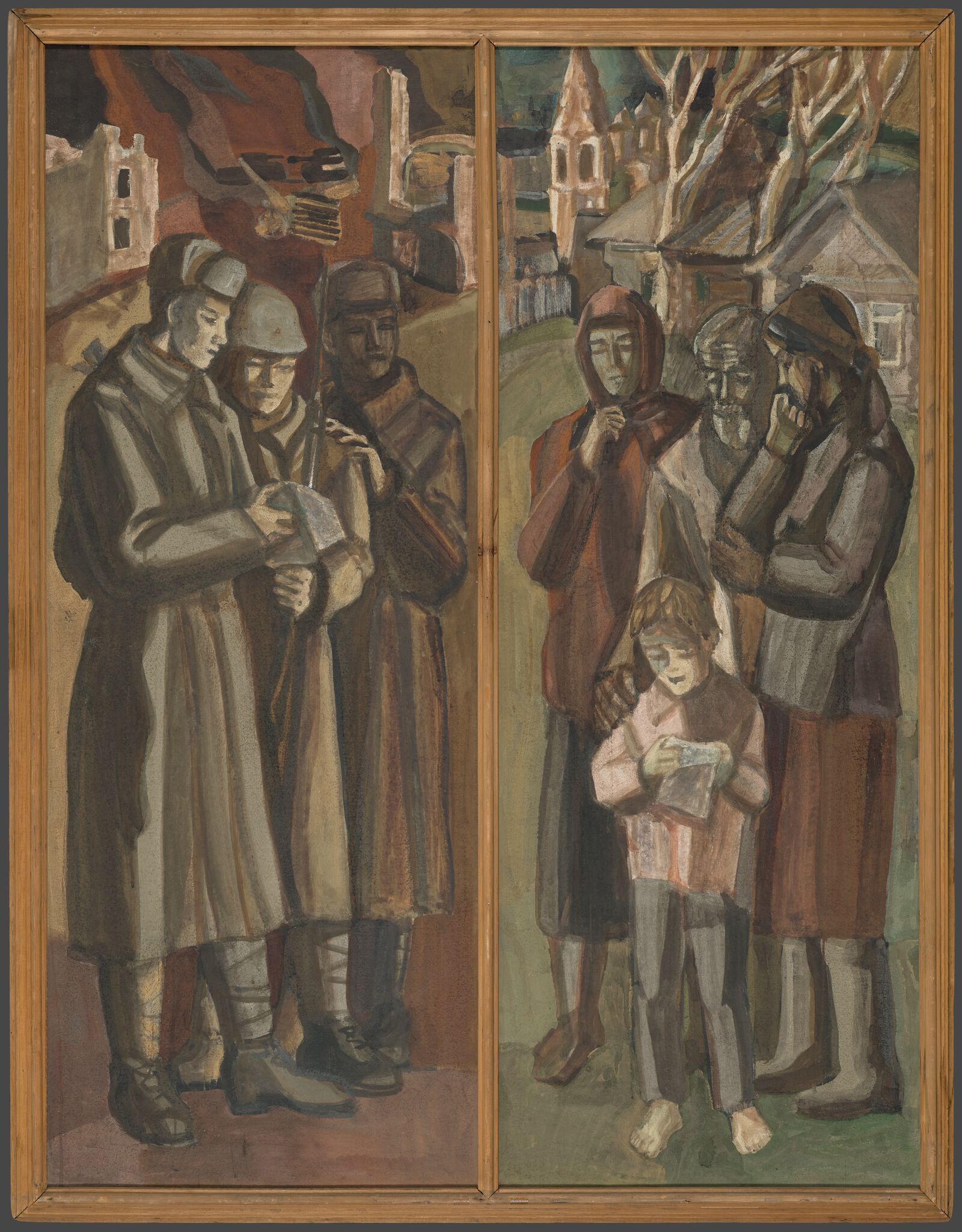 Письмо на фронт – письмо с фронта, Nikolai Andronov, 1980