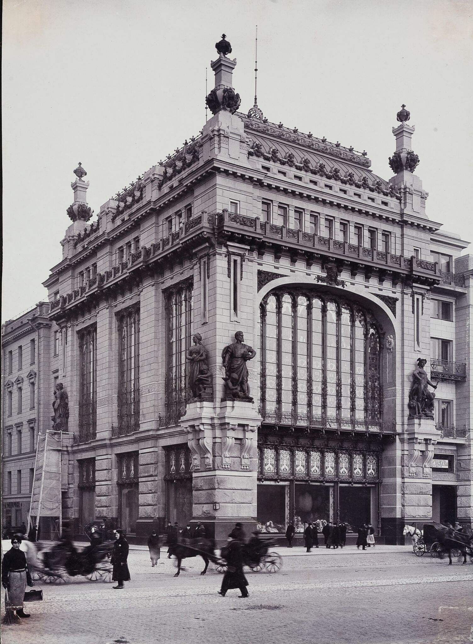 Здание магазина Елисеевых на Невском проспекте, 56. Санкт-Петербург, Karl Bulla, 1904–1906