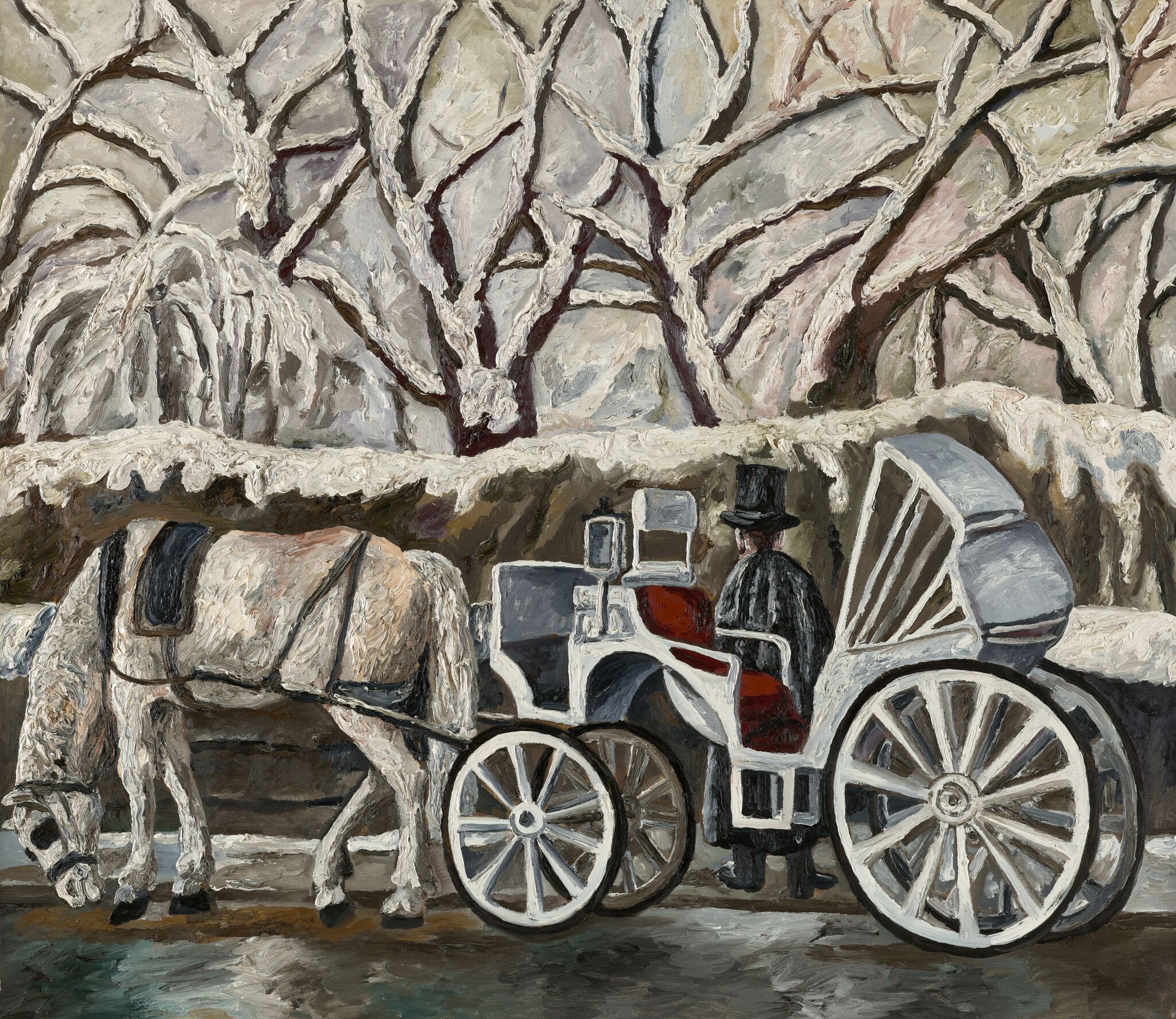 Зимний парк. Нью-Йорк, Natalia Nesterova, 2003