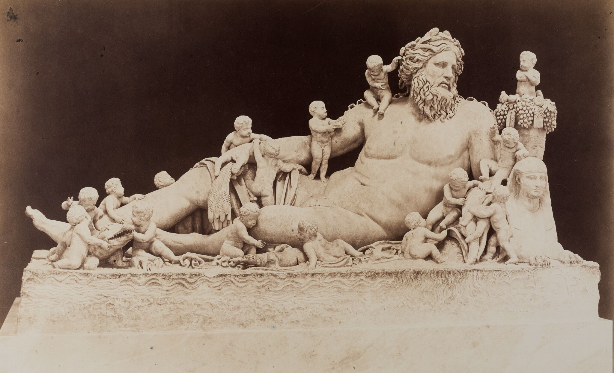 Фотография. Нил. Римская копия с греческого оригинала, Kuchchoni Tommazo, 1850-e