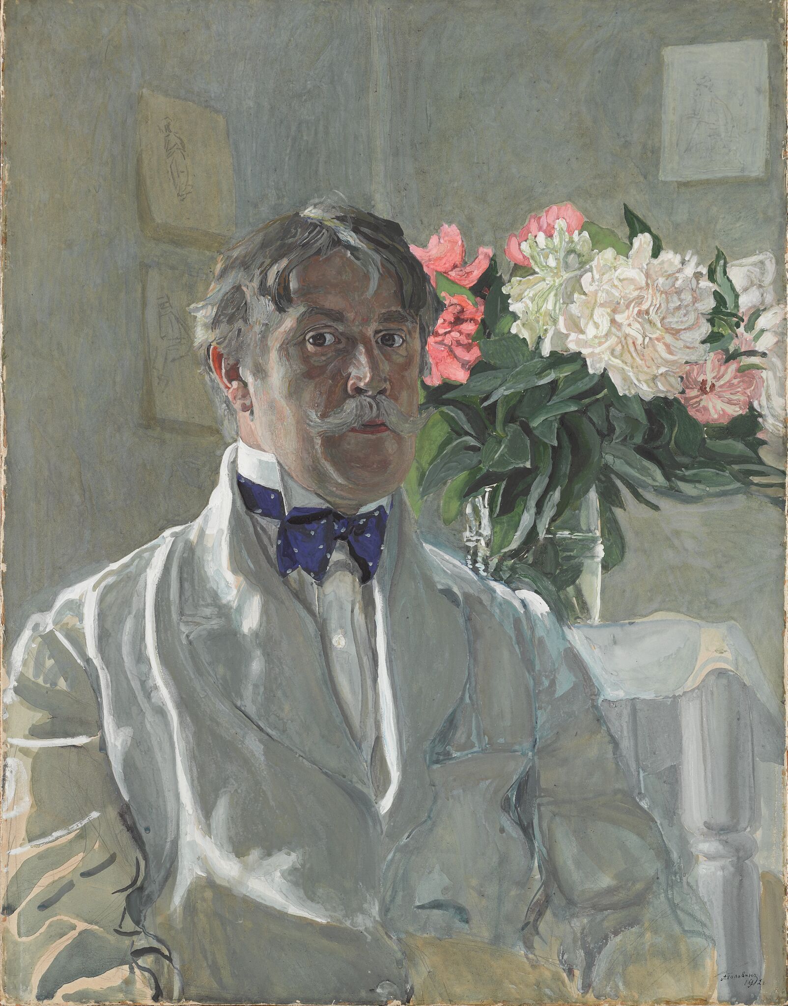 Автопортрет, Aleksandr Golovin, 1912