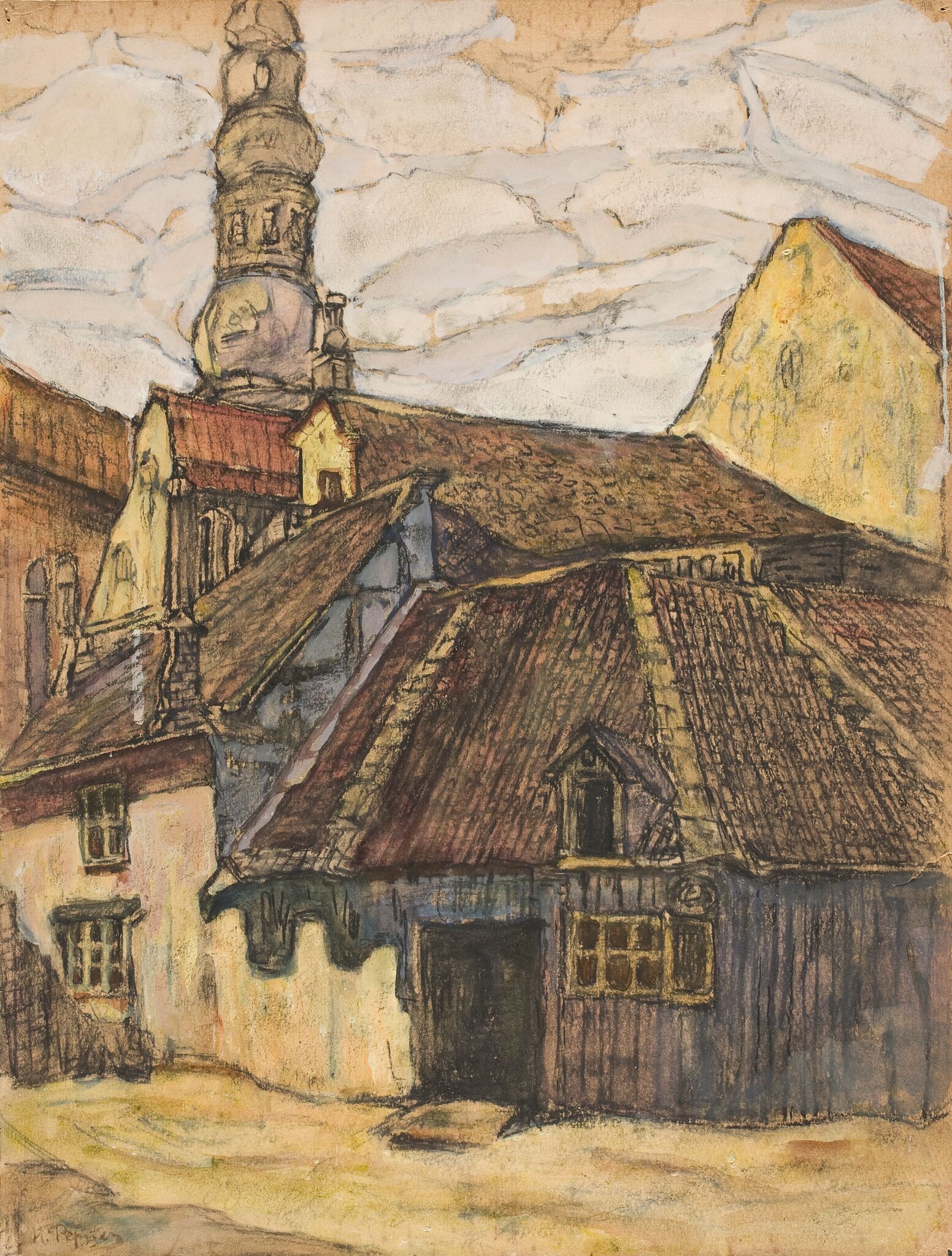 Город Рига, Nicholas Roerich, 1903
