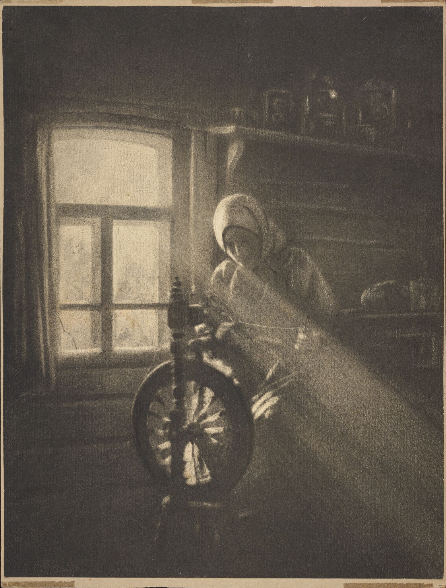 Пряха, Nikolay Andreyev, 1924
