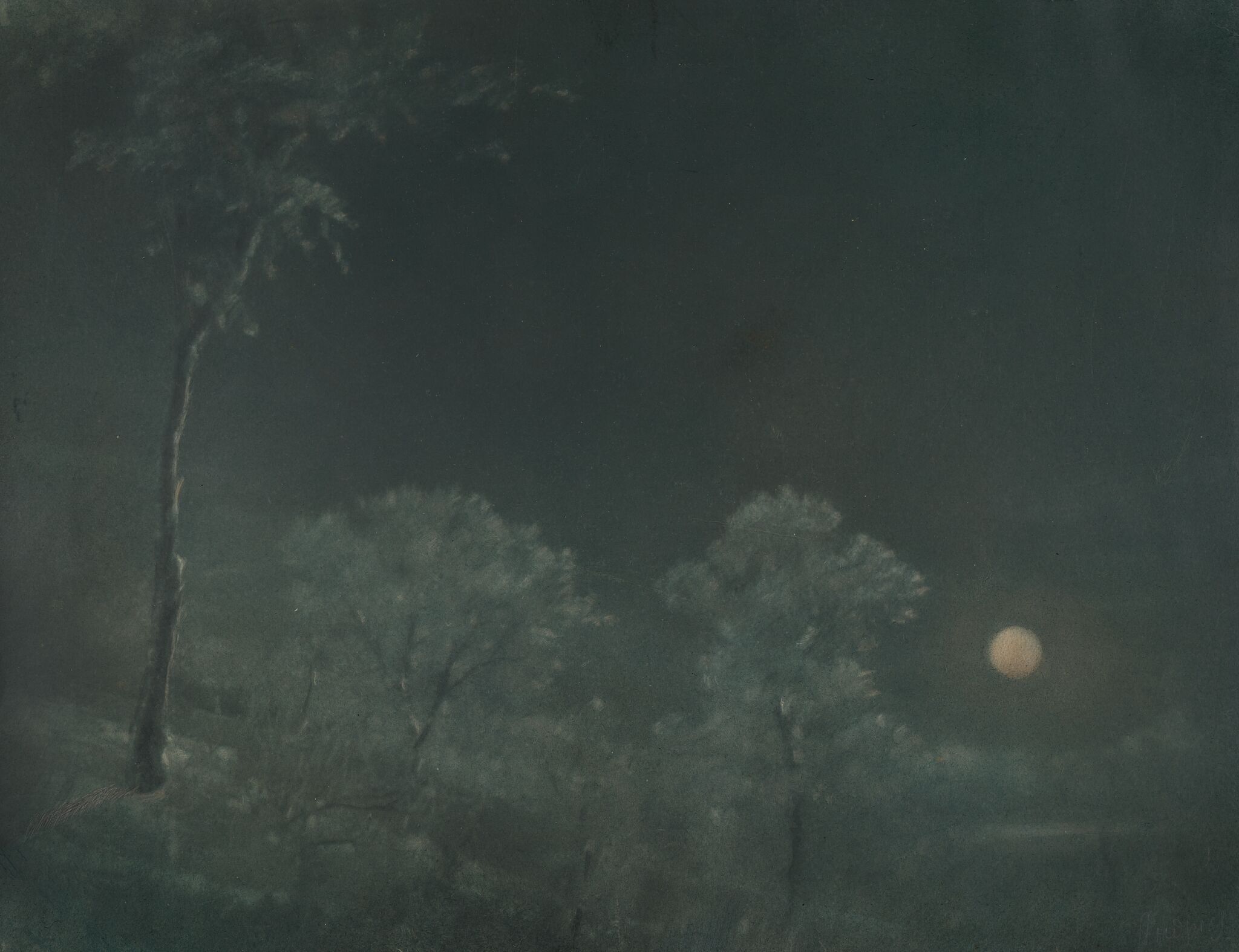 Восход луны, Nikolay Andreyev, 1929