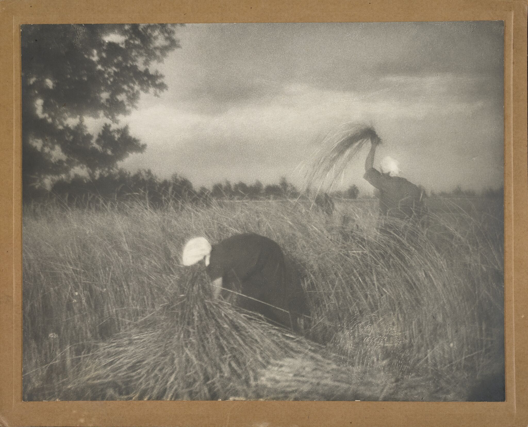 Вяжут снопы, Nikolay Andreyev, 1930