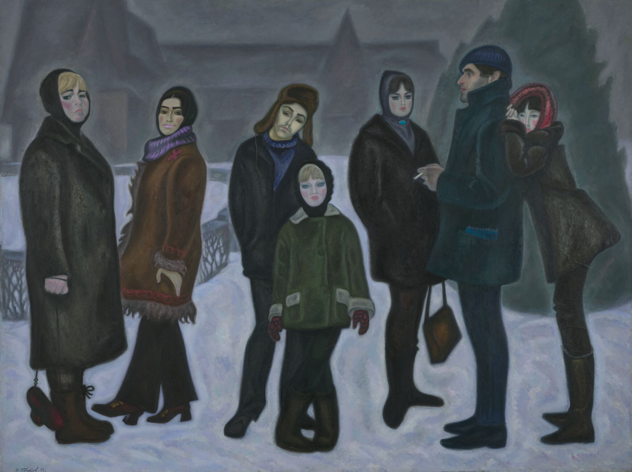 Зимние каникулы, Victor Popkov, 1972