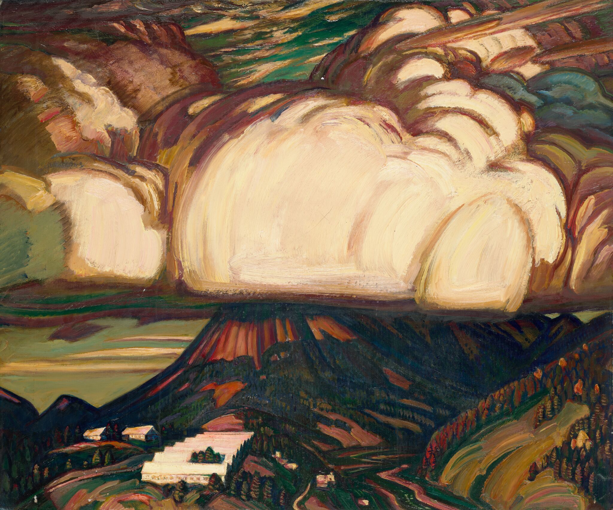 Облака над Малокурильской сопкой, Oleg Loshakov, 1987