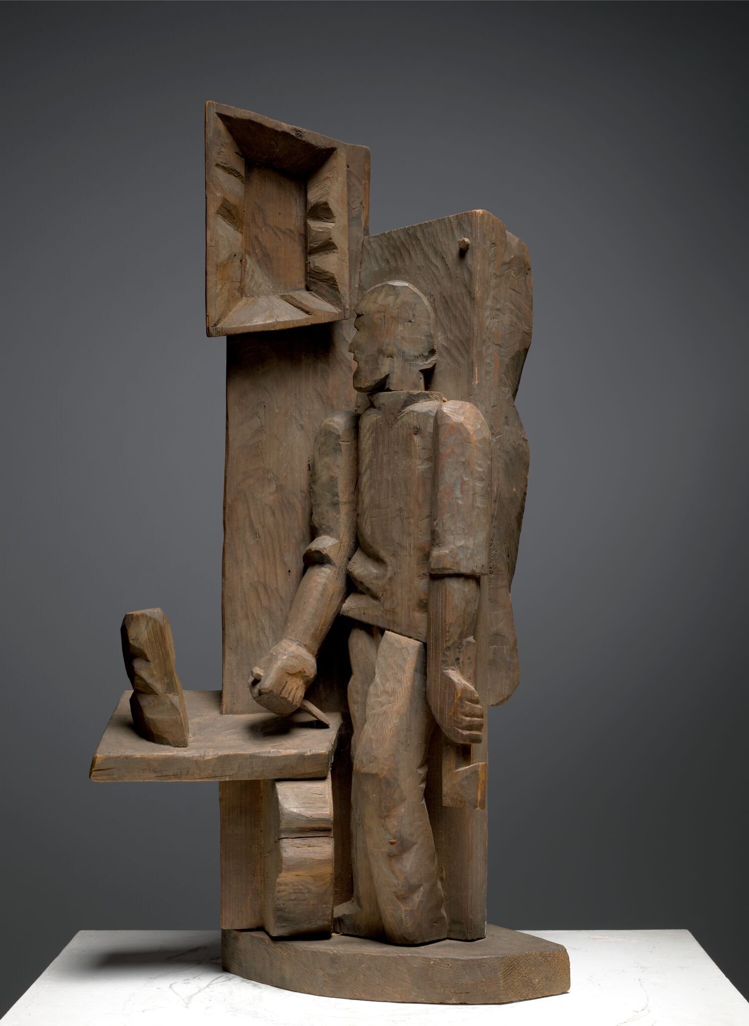 Фигура в интерьере (Автопортрет), Pavel Shimes, 1980