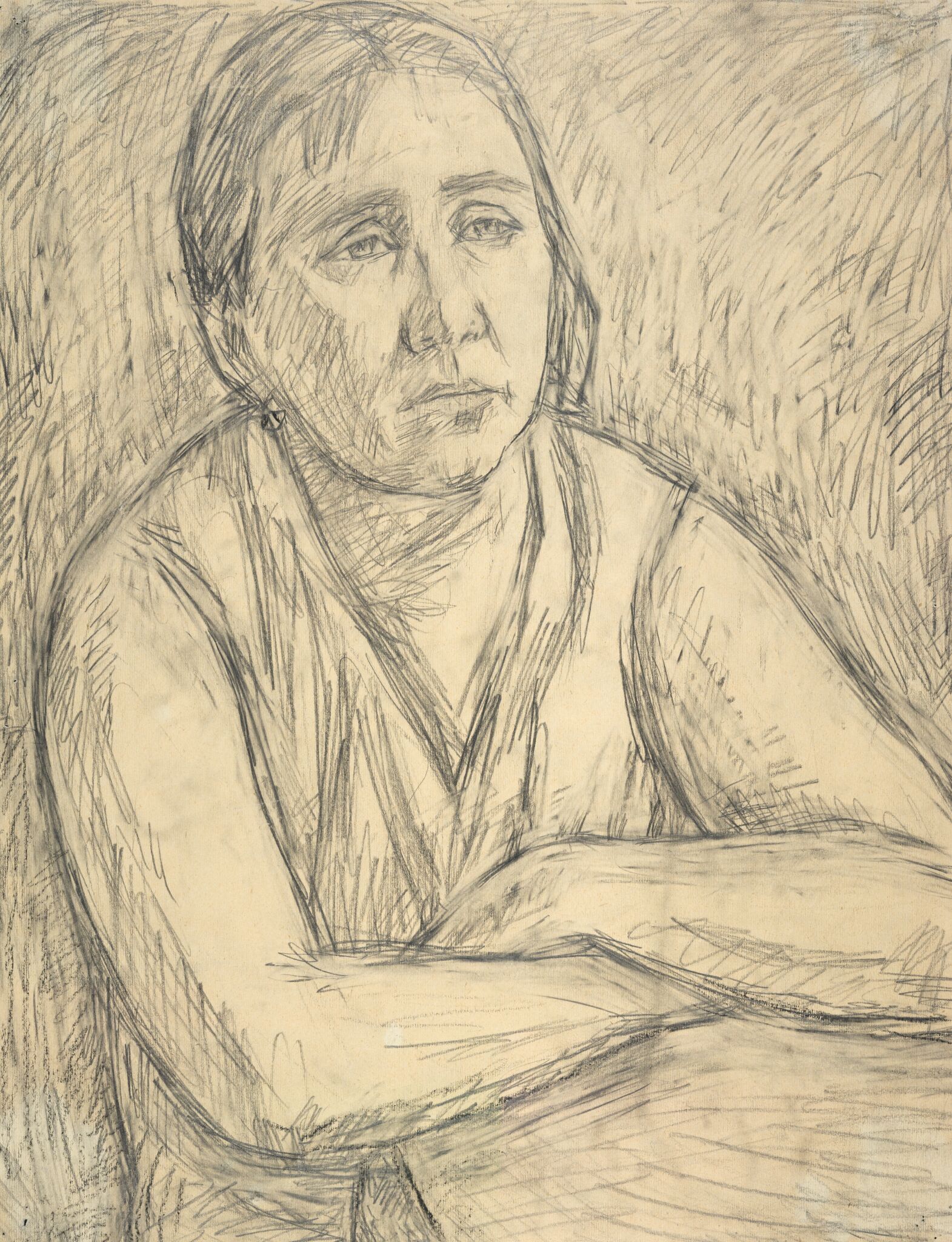 Портрет жены художника, Ilya Tabenkin, second half of the 1960s