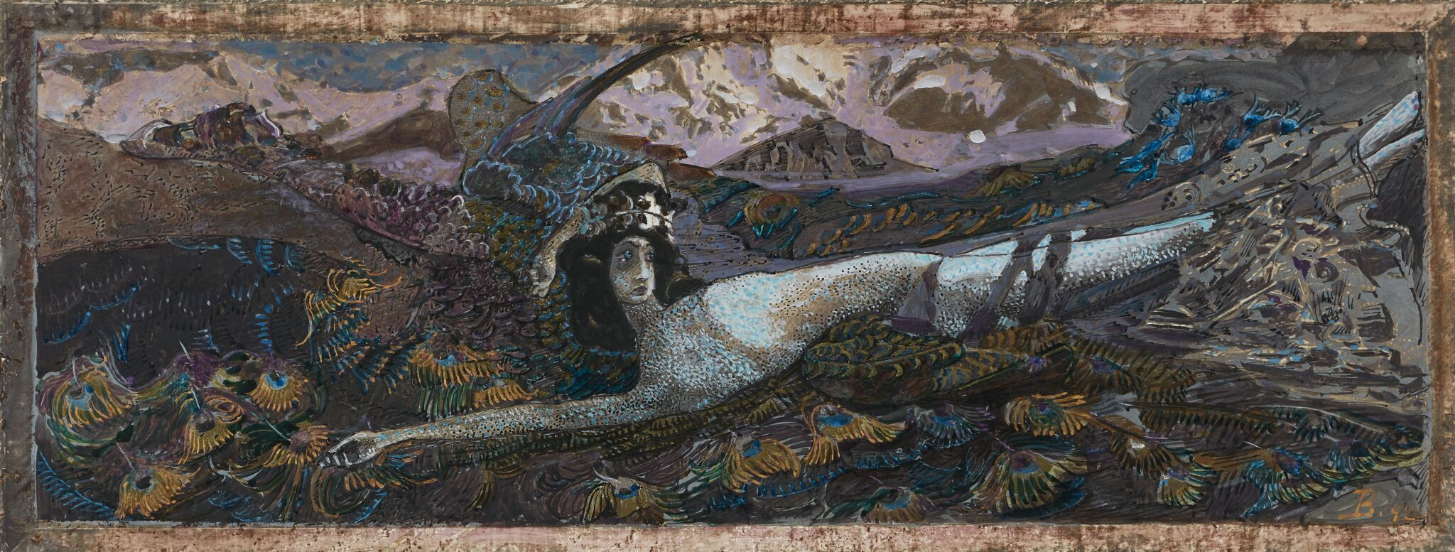Демон поверженный, Mikhail Vrubel, 1902
