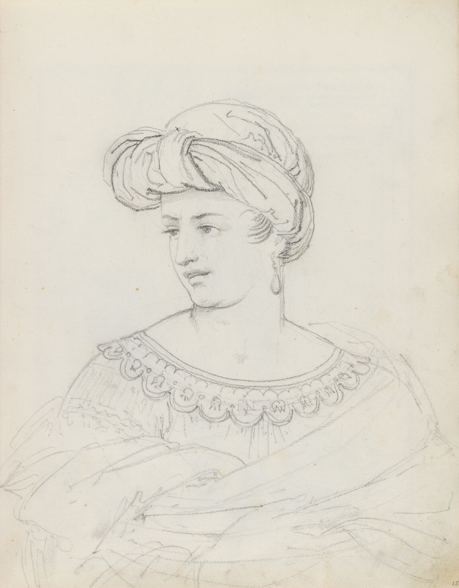 Портрет Е.С. Семеновой, Orest Kiprensky, 1824