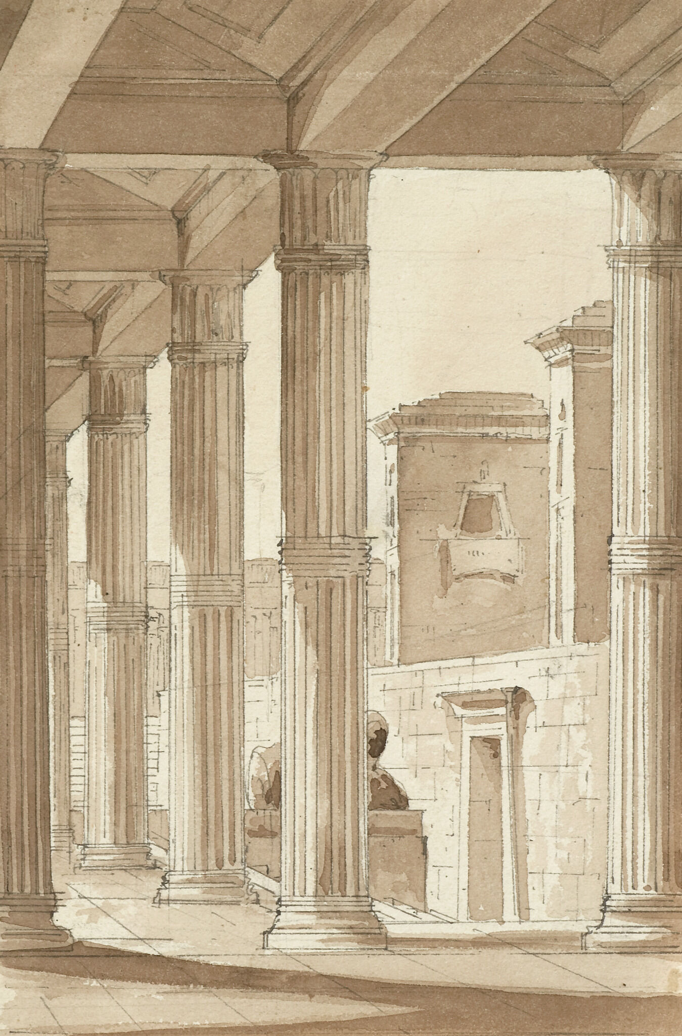Архитектурная композиция, Alexander Brullov, 1820s