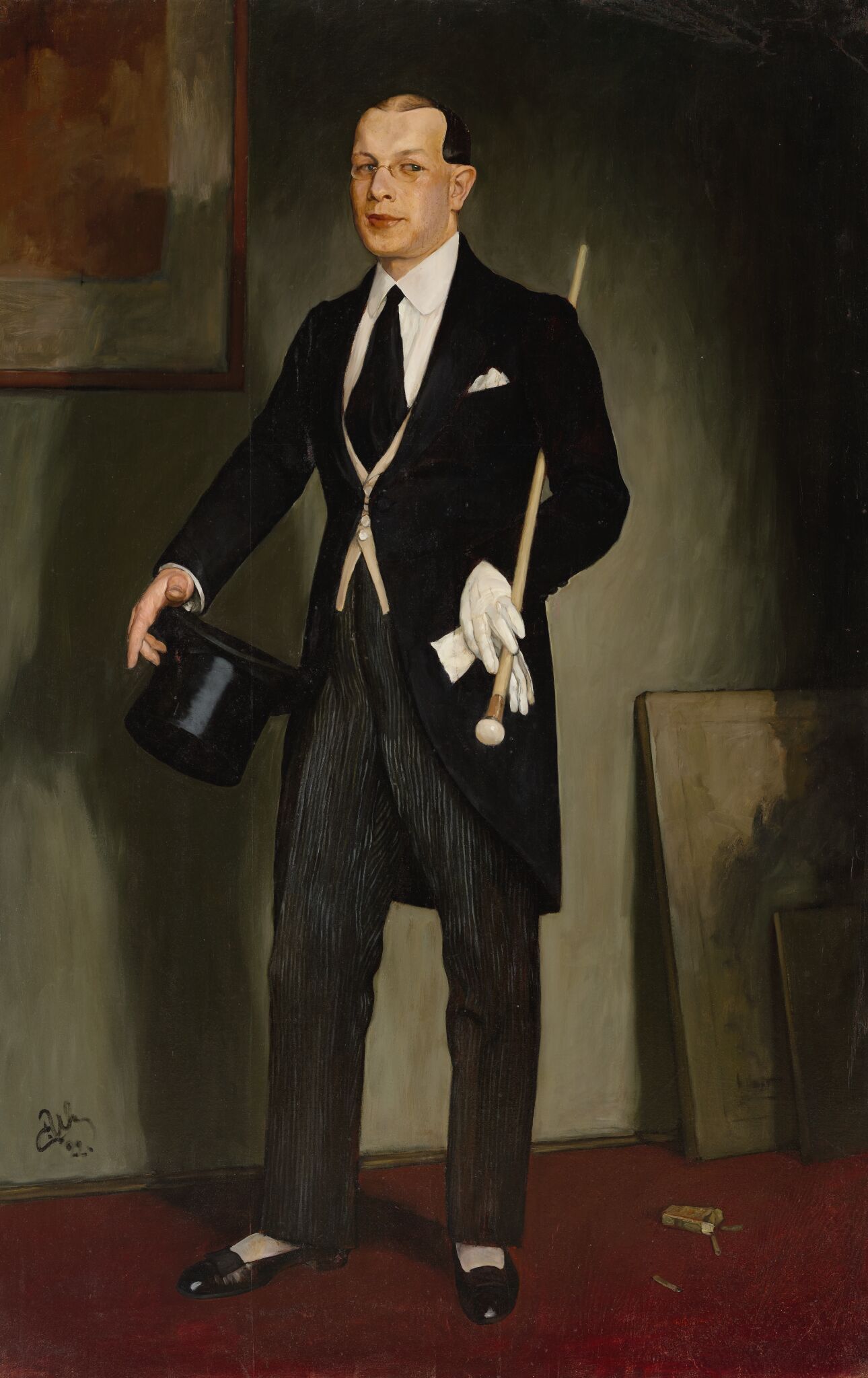 Мужчина с тростью, Sergey Ivanov, 1922