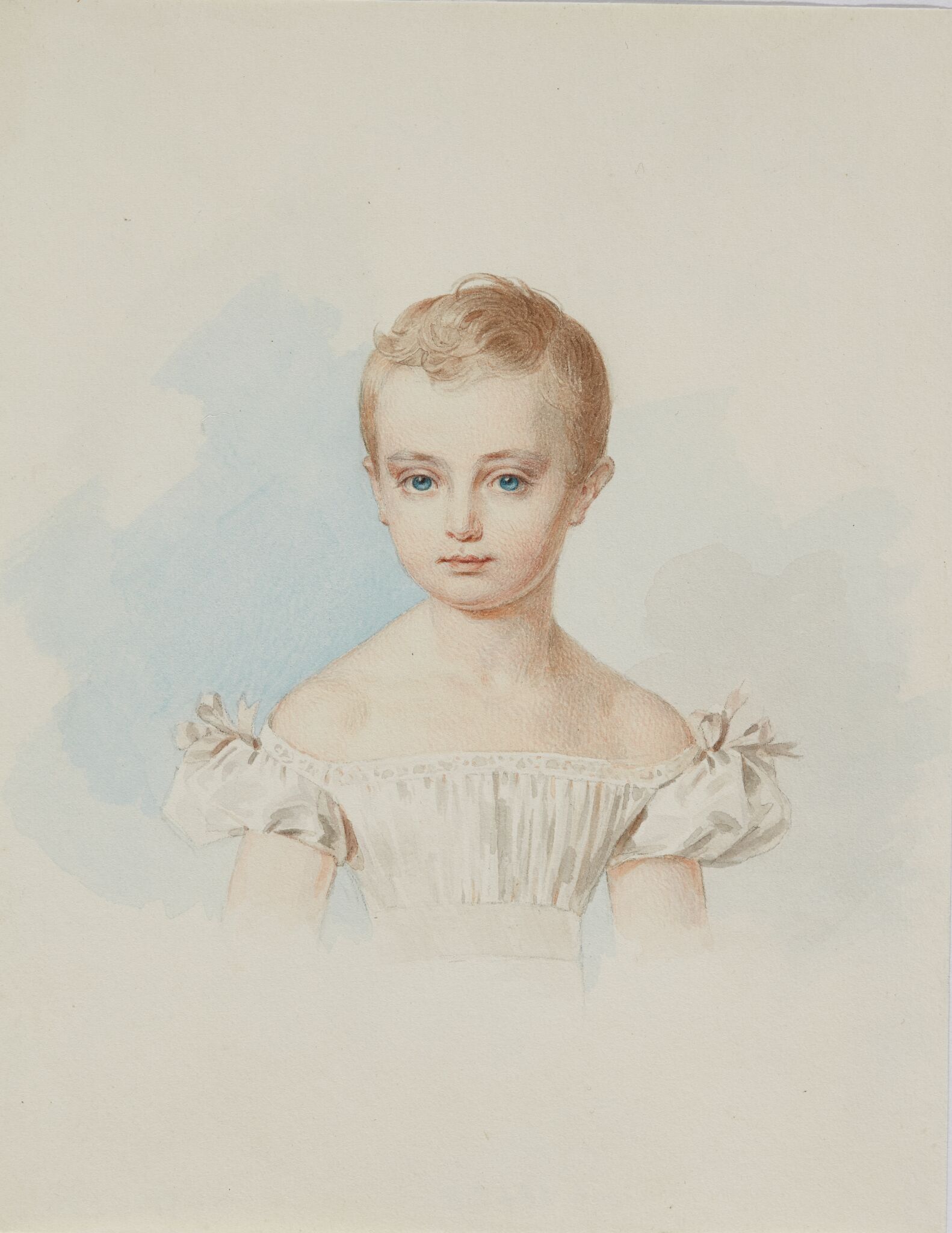 Портрет великой княгини Ольги Николаевны, Petr Sokolov, late 1820s