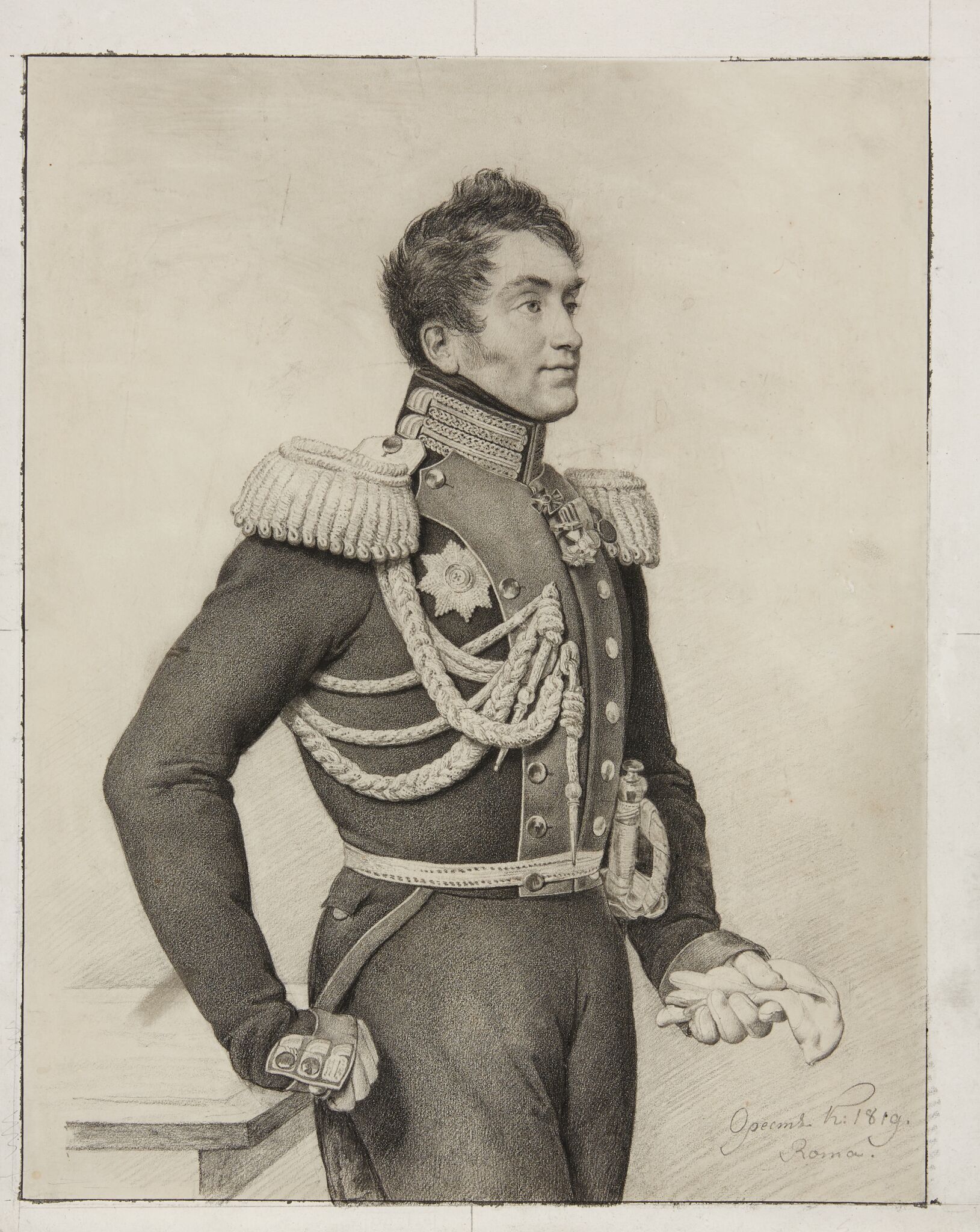 Портрет М.Е. Храповицкого, Orest Kiprensky, 1819