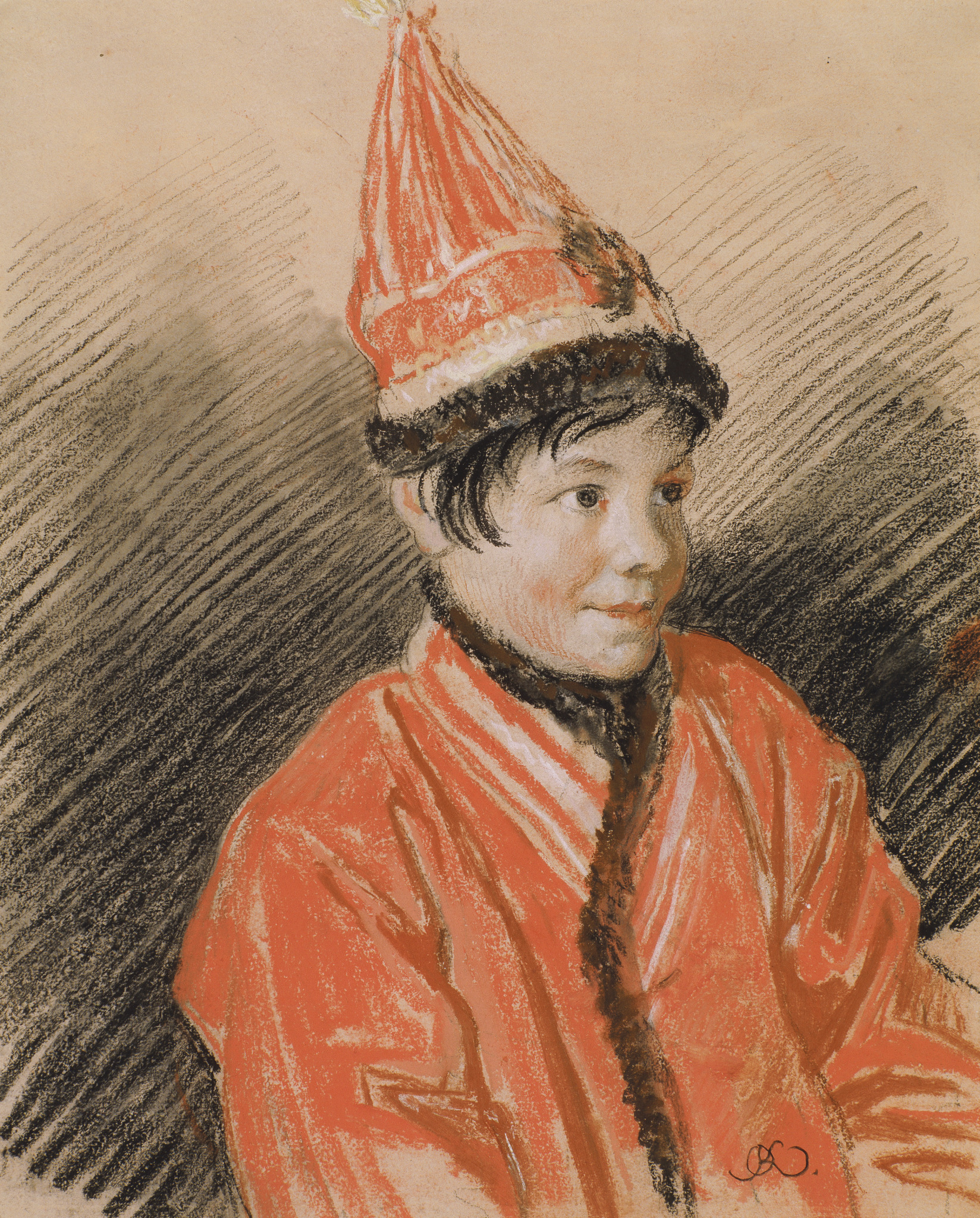 Калмычка Баяуста, Orest Kiprensky, 1813