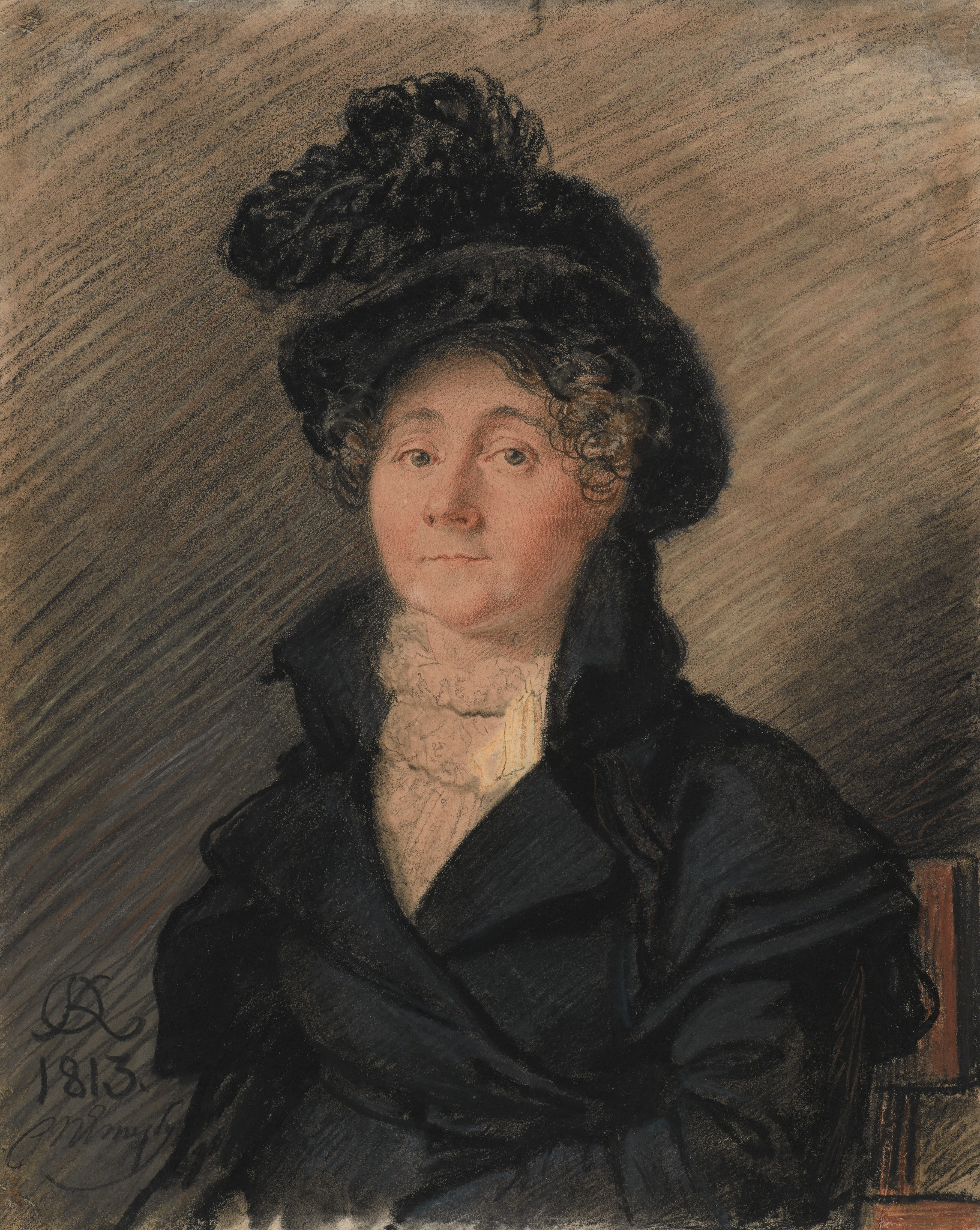 Портрет госпожи Вилло, Orest Kiprensky, 1813