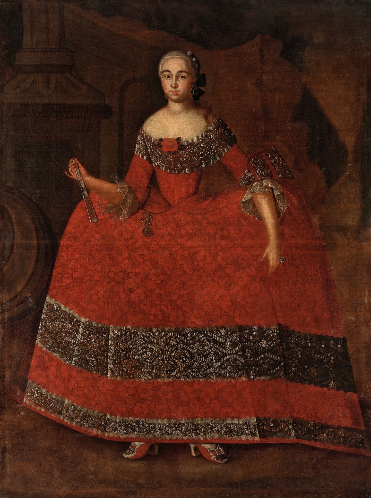 Портрет К.И. Тишининой, Ivan Berezin, 1759