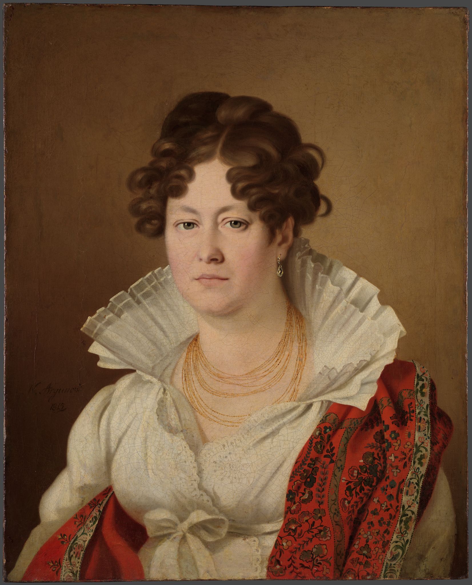 Портрет неизвестной, Nikolay Argunov, 1815