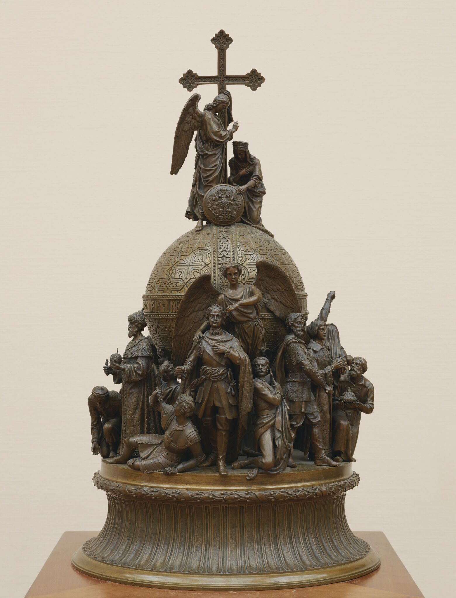 Модель памятника, установленного в Новгороде. «1000-летие России», Mikhail Mikeshin, 1862