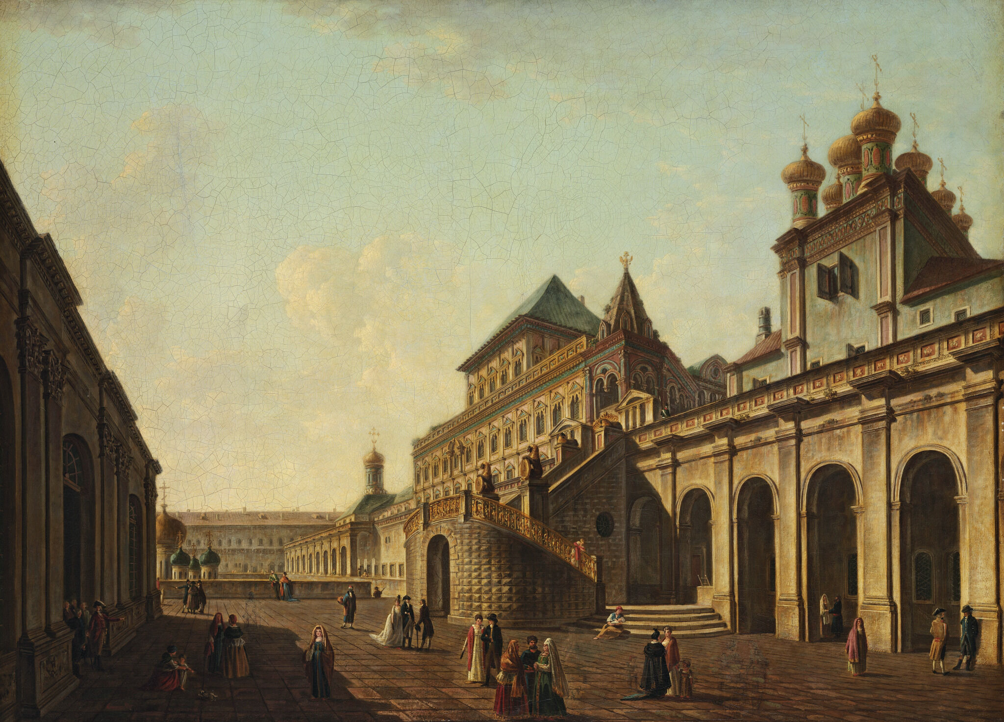 Боярская площадка в Московском Кремле, Fyodor Alekseyev, 1800s