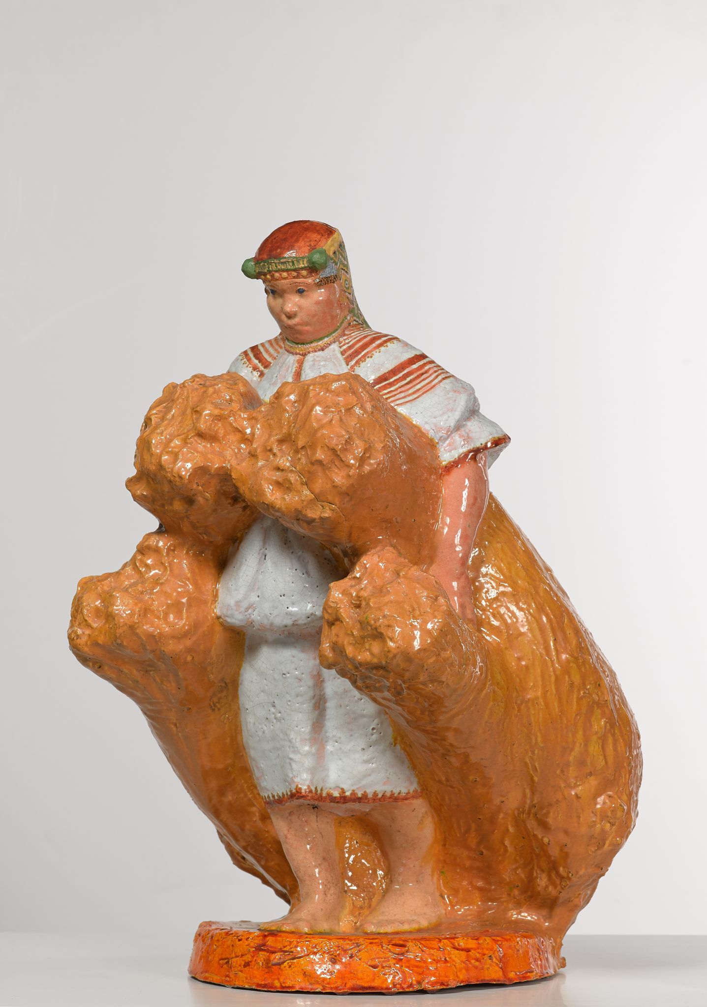 Мордовка с четырьмя снопами, Nikolay Andreyev, 1914-1916