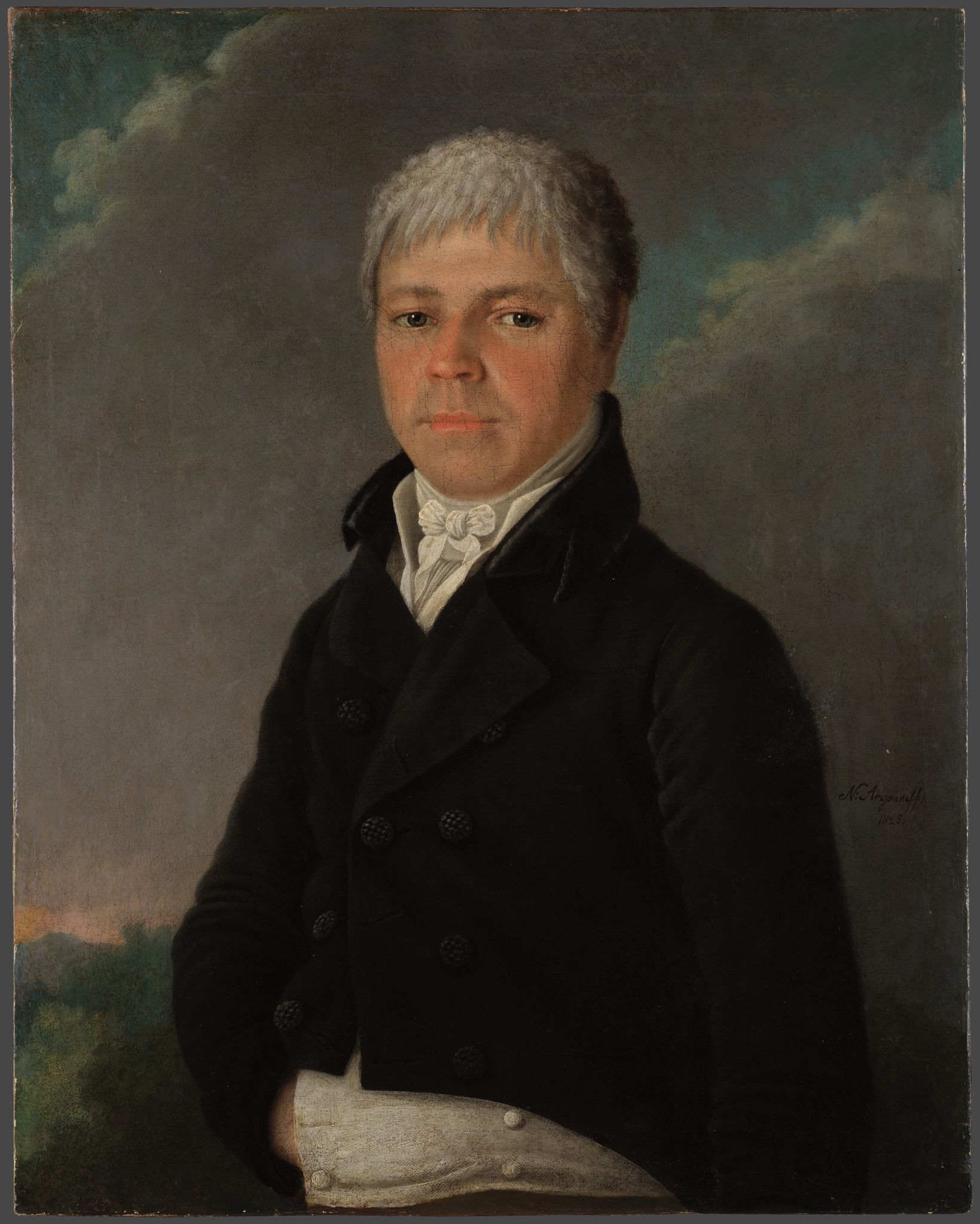 Мужской портрет, Nikolay Argunov, 1825
