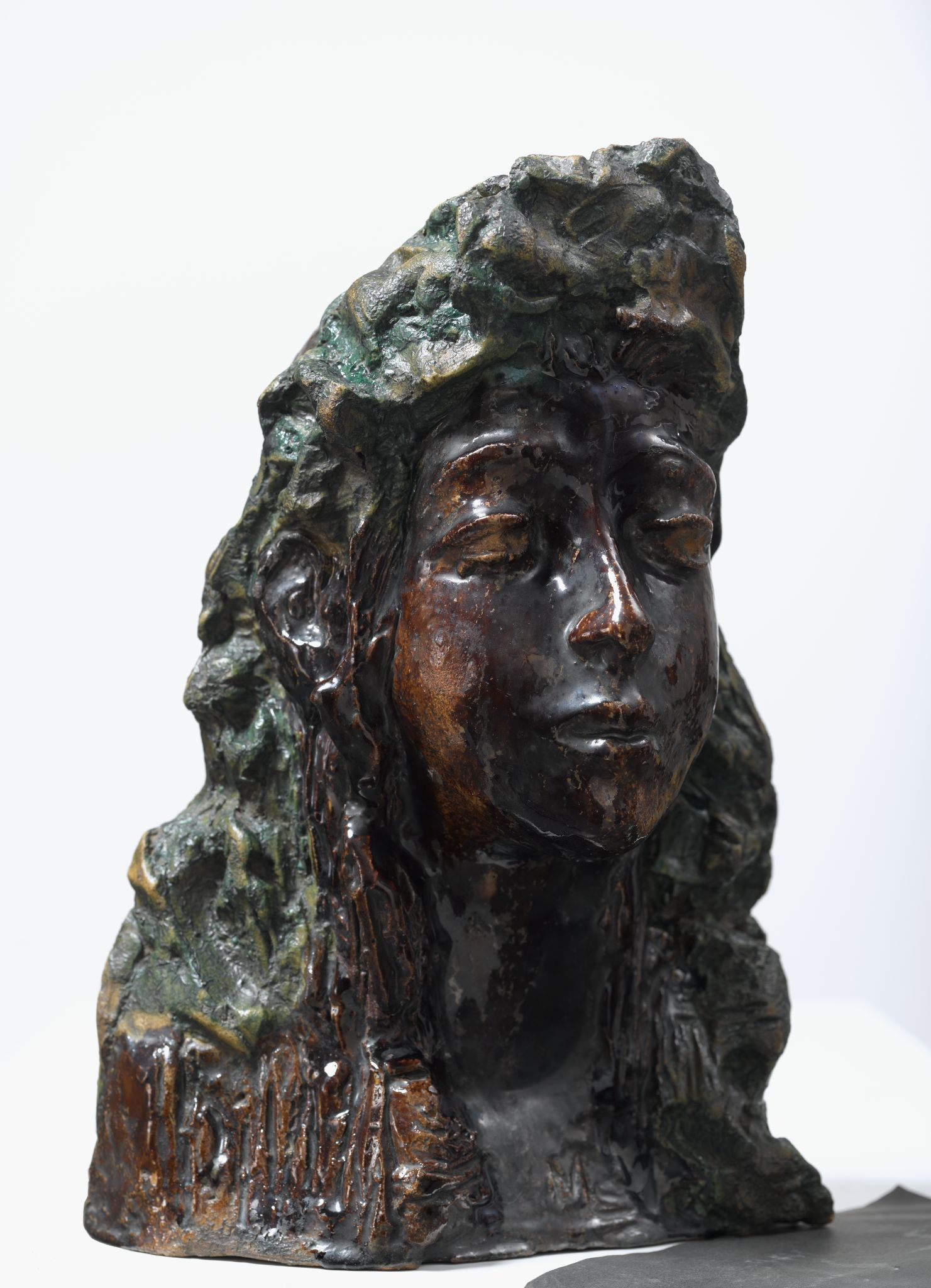 Девушка в венке, Mikhail Vrubel, c. 1898