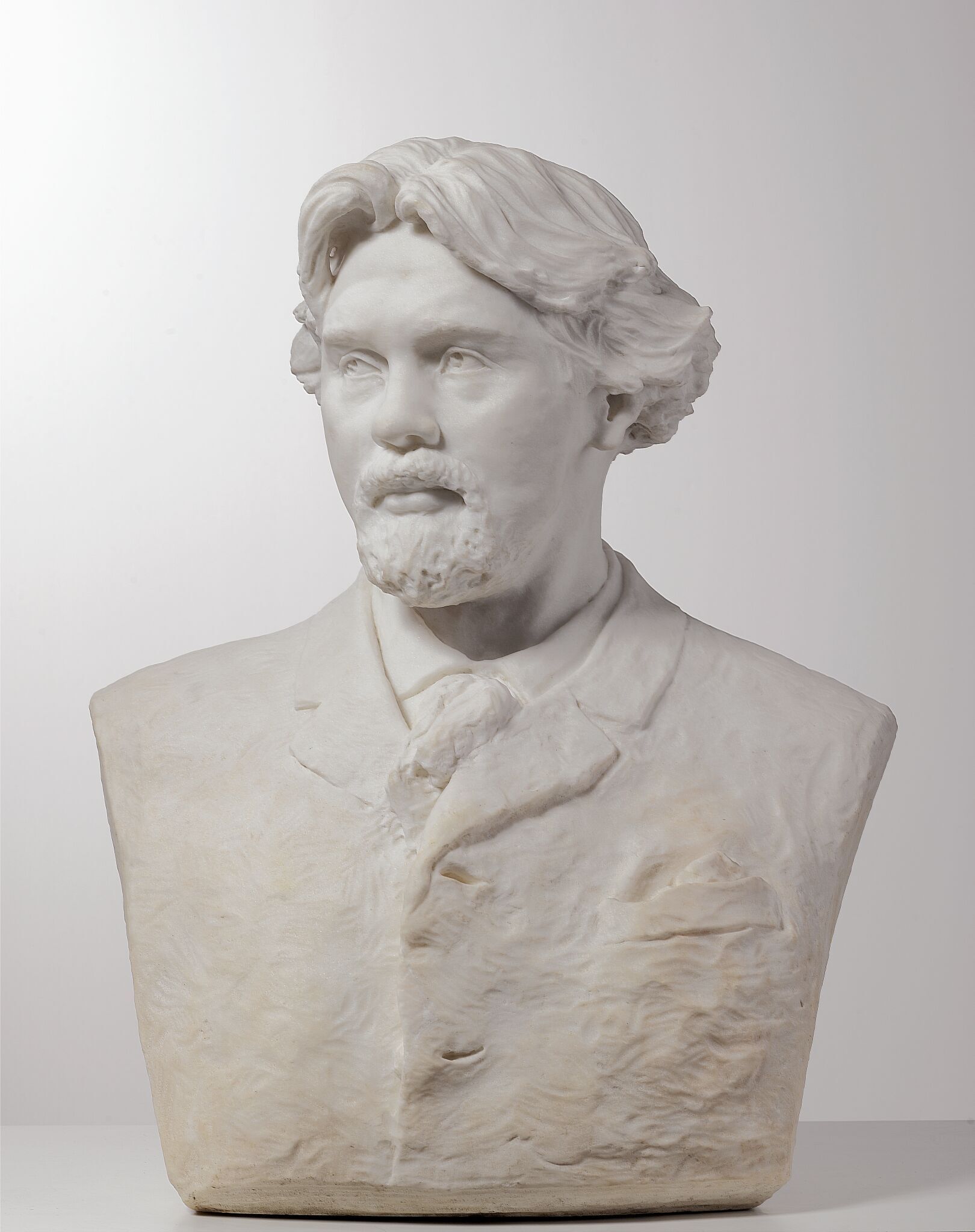 Портрет В.И. Сурикова, Savva Mamontov, Не ранее 1895. По модели в гипсе 1895 года