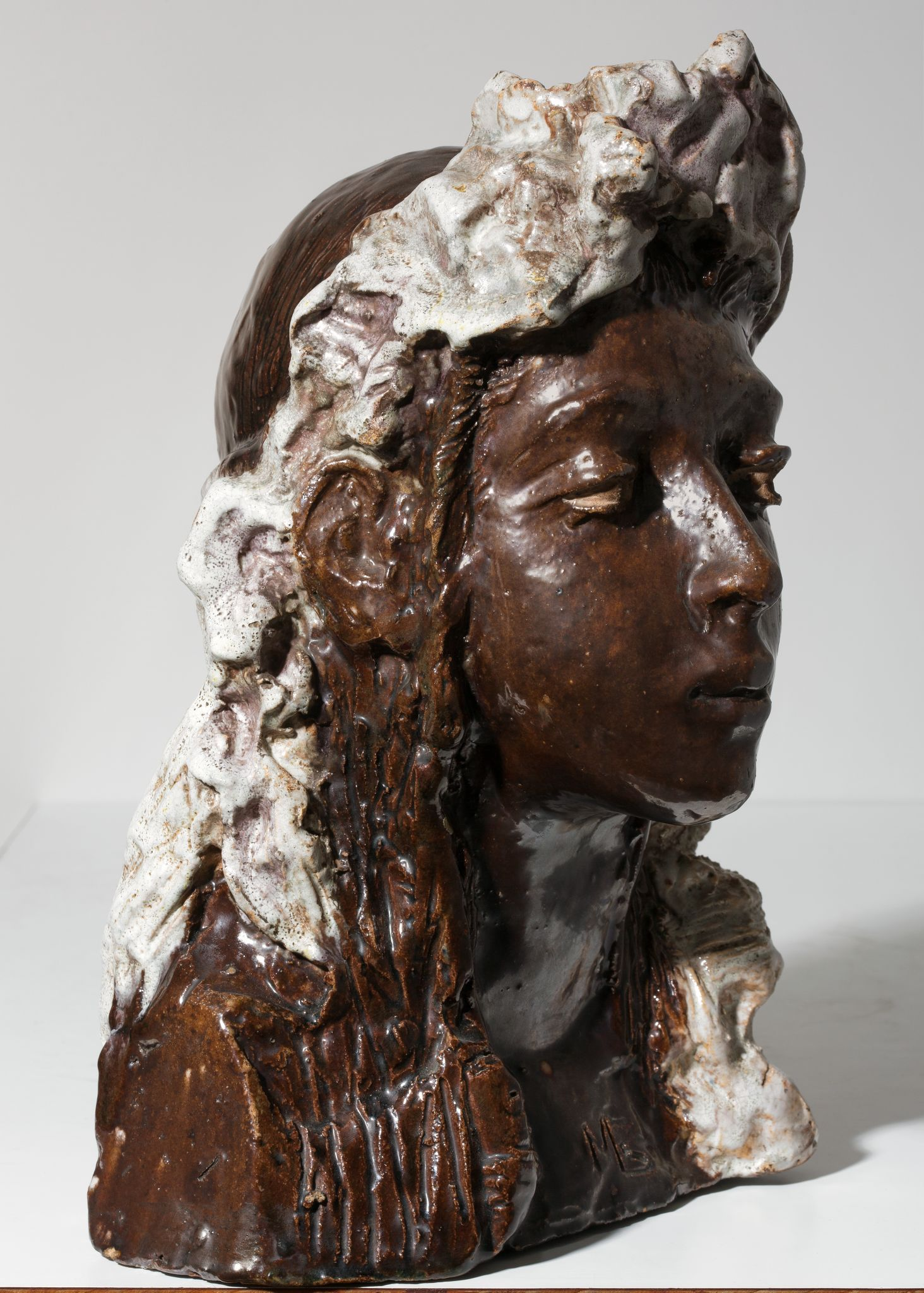 Девушка в венке, Mikhail Vrubel, 1890s