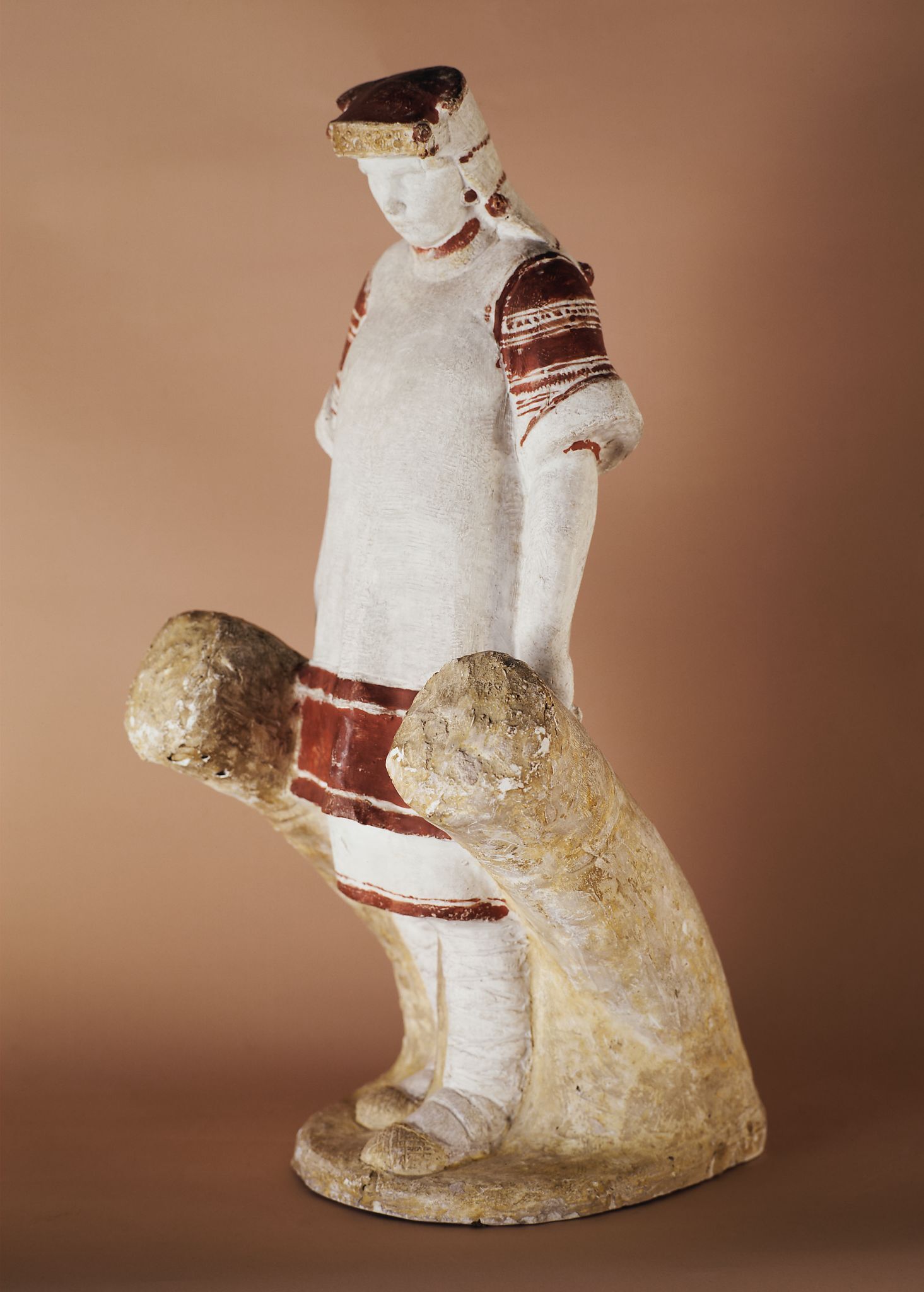 Мордовка с двумя снопами, Nikolay Andreyev, 1913-1914