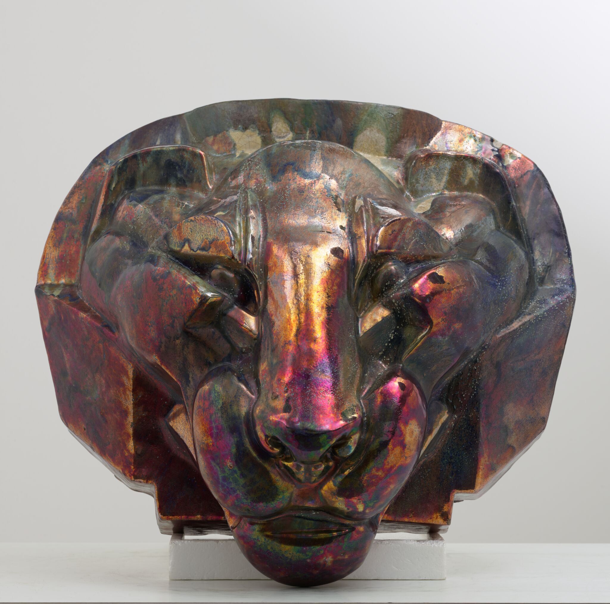 Голова львицы, Mikhail Vrubel, 1891. Экземпляр после 1899