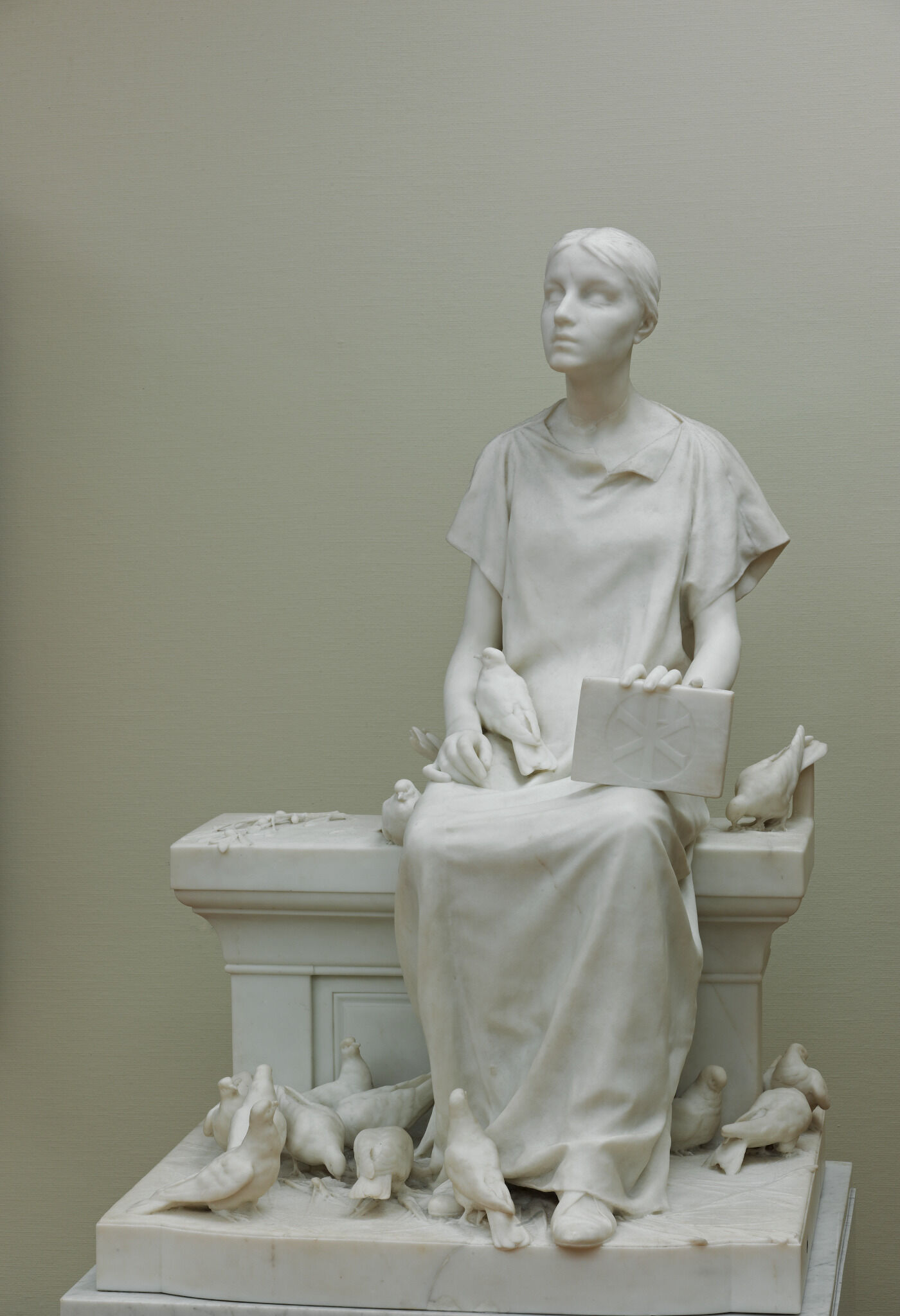 Христианская мученица. «Не от мира сего», Mark Antokolski, 1887-1888