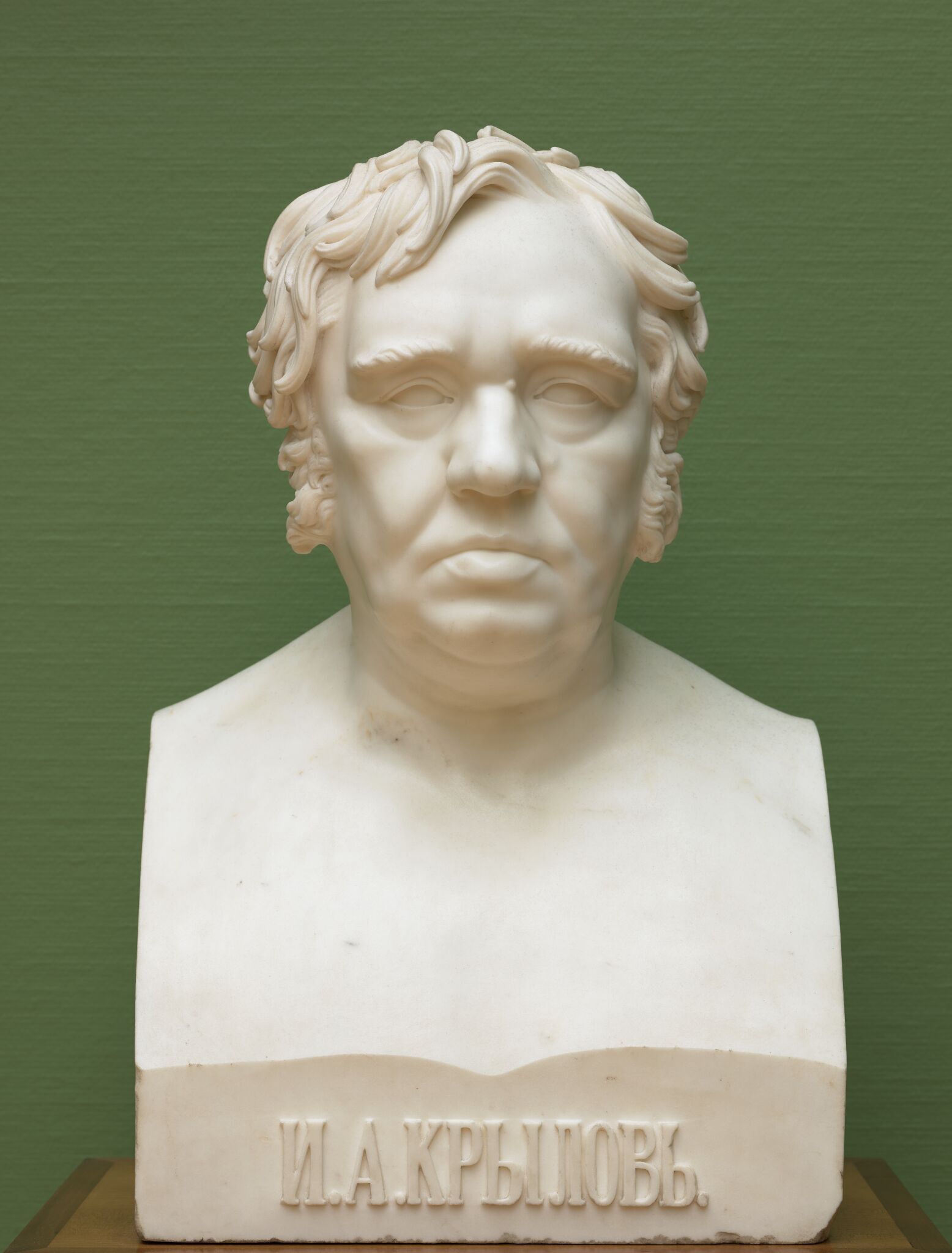 Портрет И.А. Крылова, Samuil Galberg, 1830