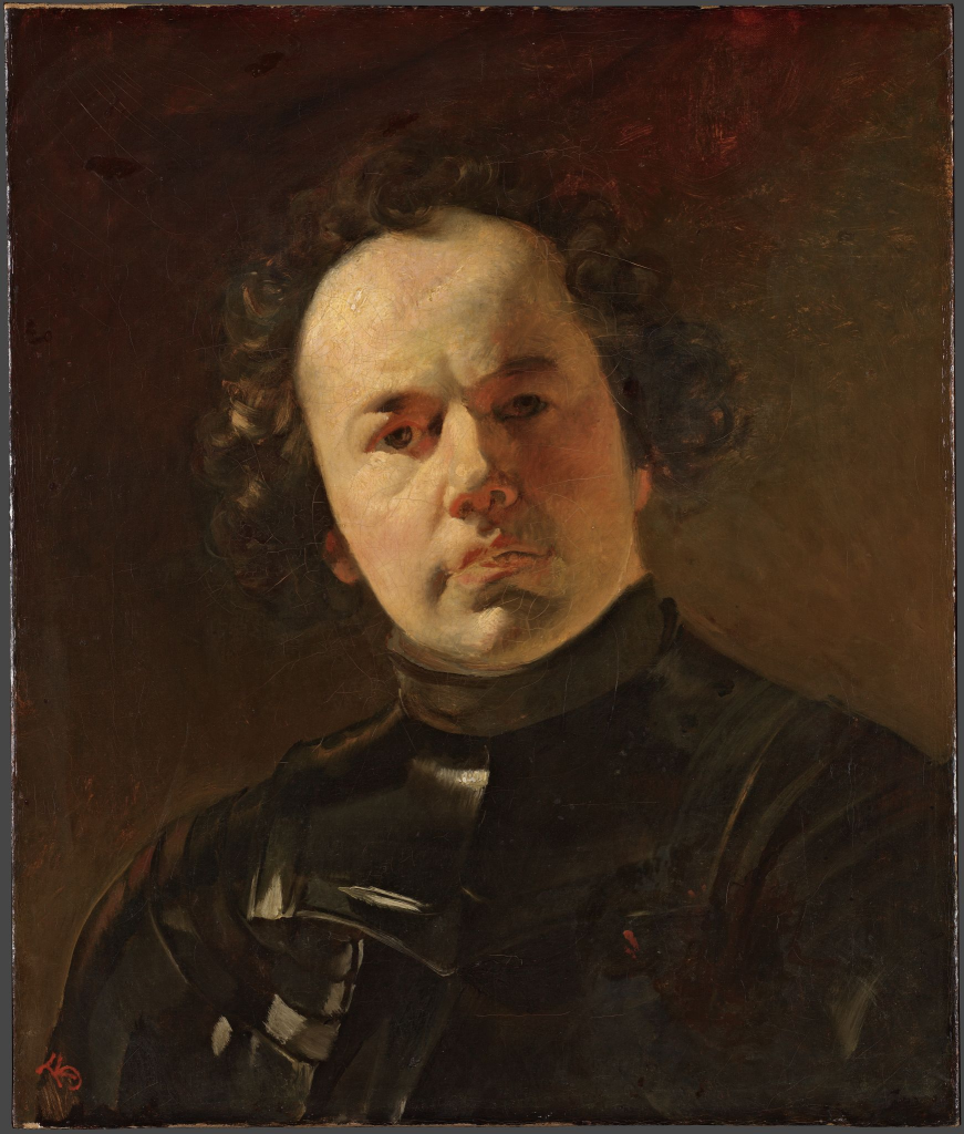 Портрет художника Якова Феодосиевича Яненко в латах (1800-1852)