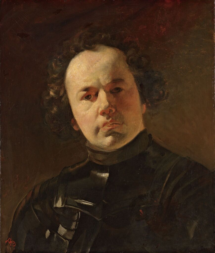 Портрет художника Якова Феодосиевича Яненко в латах (1800-1852)