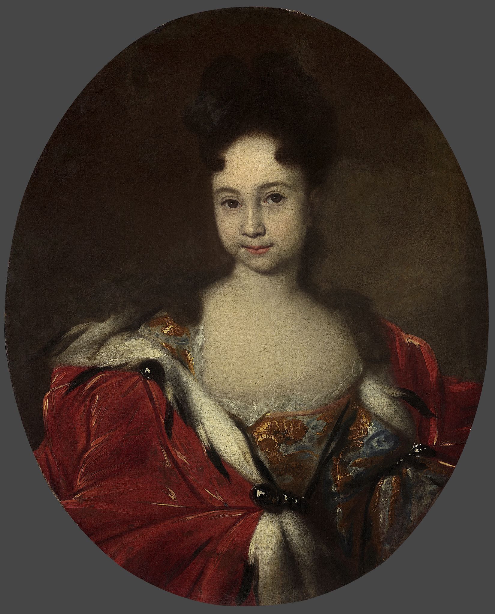 Портрет цесаревны Анны Петровны, Ivan Nikitich Nikitin, 1715