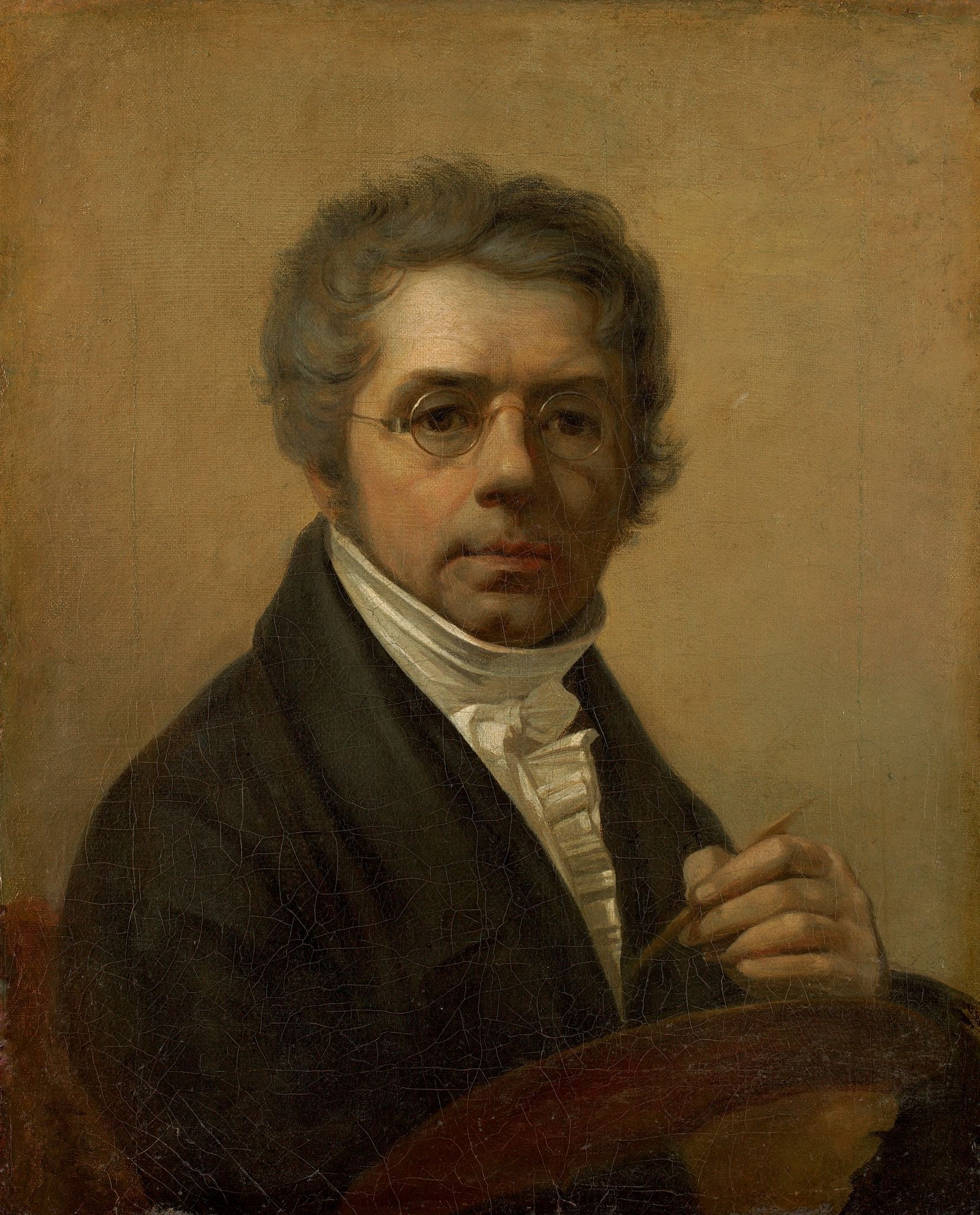 Автопортрет, Alexey Venetsianov, 1811