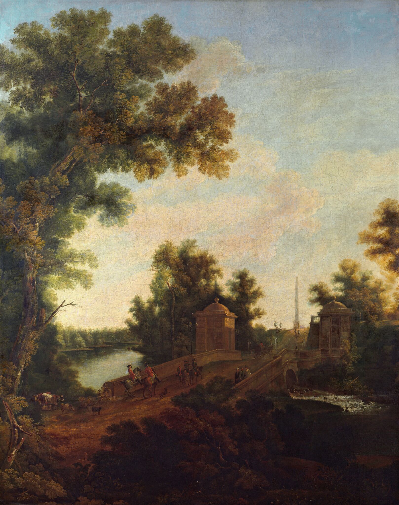 Каменный мост в Гатчине у площади Коннетабля, Semyon Shchedrin, 1799-1801