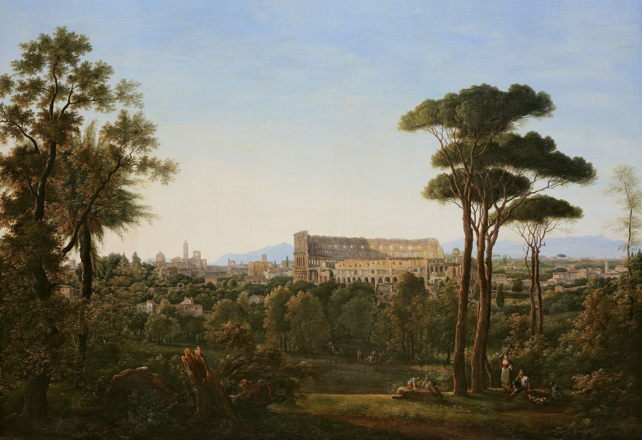 Вид Рима. Колизей, Fyodor Matveyev, 1810s