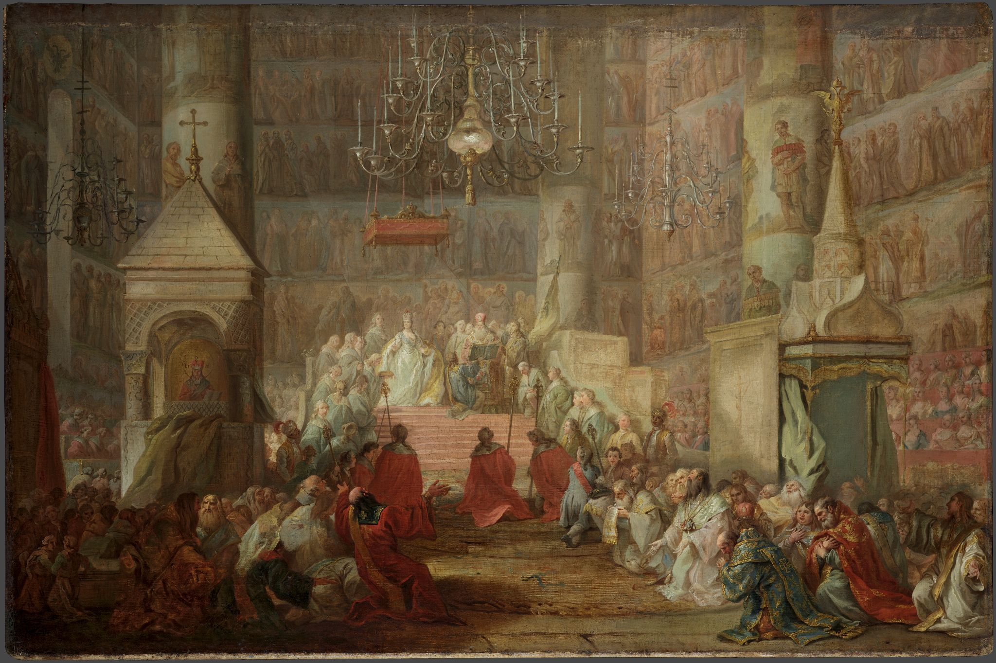 Коронование Екатерины II 22 сентября 1762 года, Stefano Torelli, 1777
