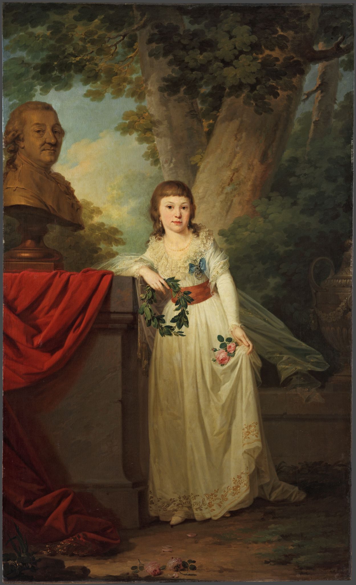 Портрет графини А.А. Орловой-Чесменской в детском возрасте, Unknown artist, late 18th century