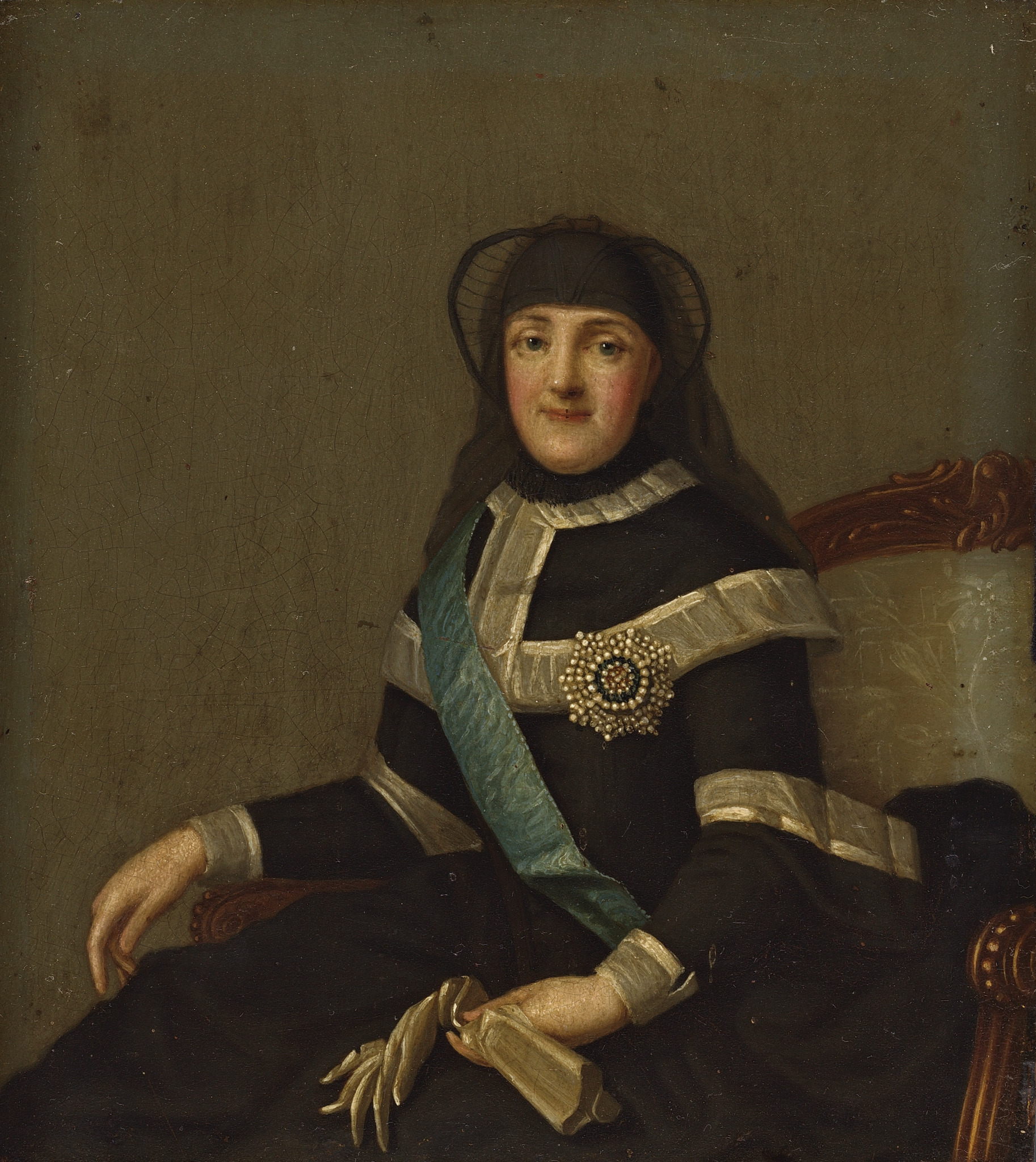 Портрет императрицы Екатерины II в трауре, Vigilius Eriksen, 1762