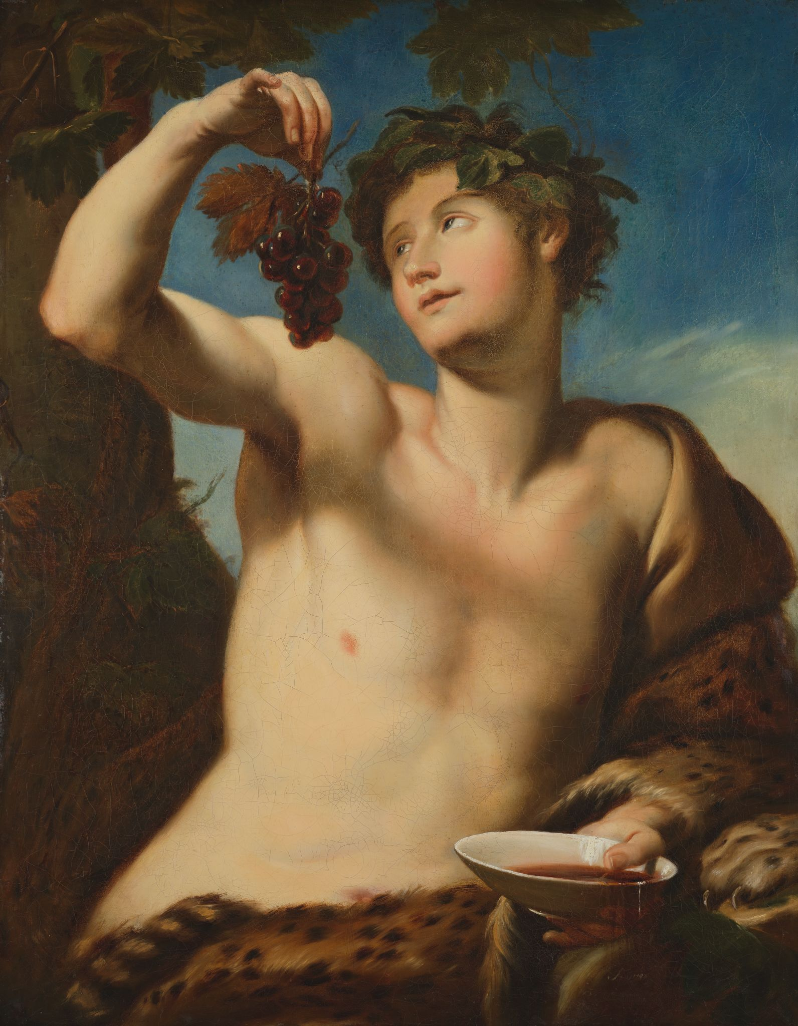 Вакхант, Fyodor Bruni, 1858