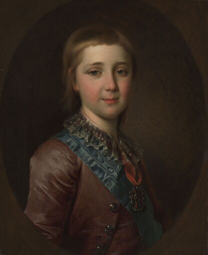 Портрет великого князя Александра Павловича в детстве